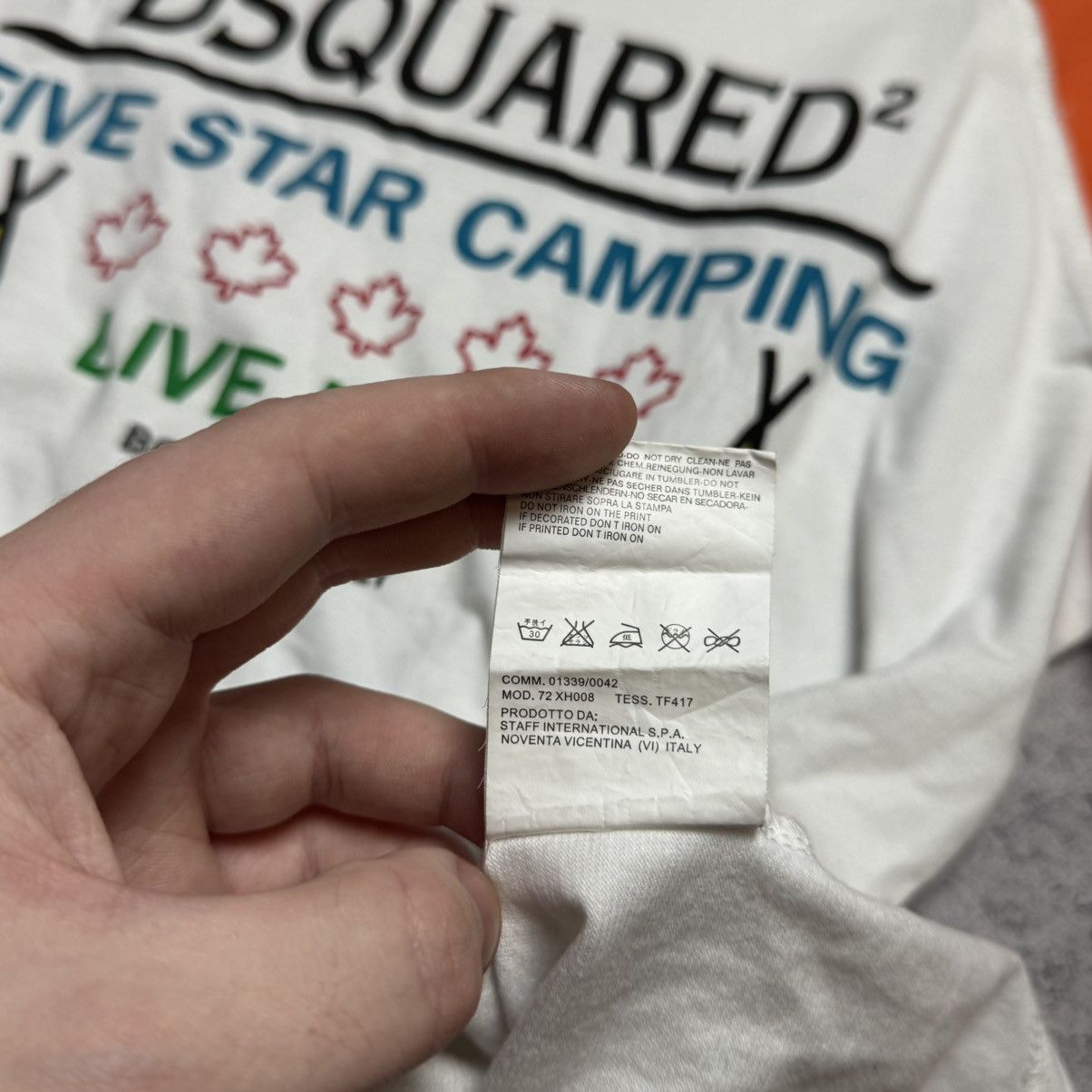 Dsquared2 Dsquared2 Five Star Camping Long Sleeve T Shirt Size US L / EU 52-54 / 3 - 5 Thumbnail
