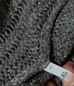 Mr P. Mr.P., Knitted cardigan with pockets in grey Size US XL / EU 56 / 4 - 6 Thumbnail