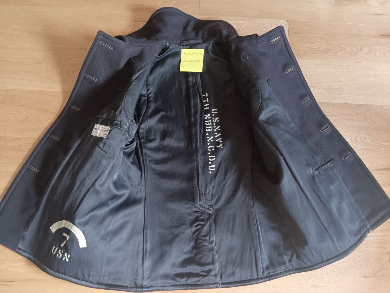 Freewheelers Freewheelers U.S.Navy Overcoat Pea Coat Size38 MINT W/TAGS Size US S / EU 44-46 / 1 - 9 Thumbnail