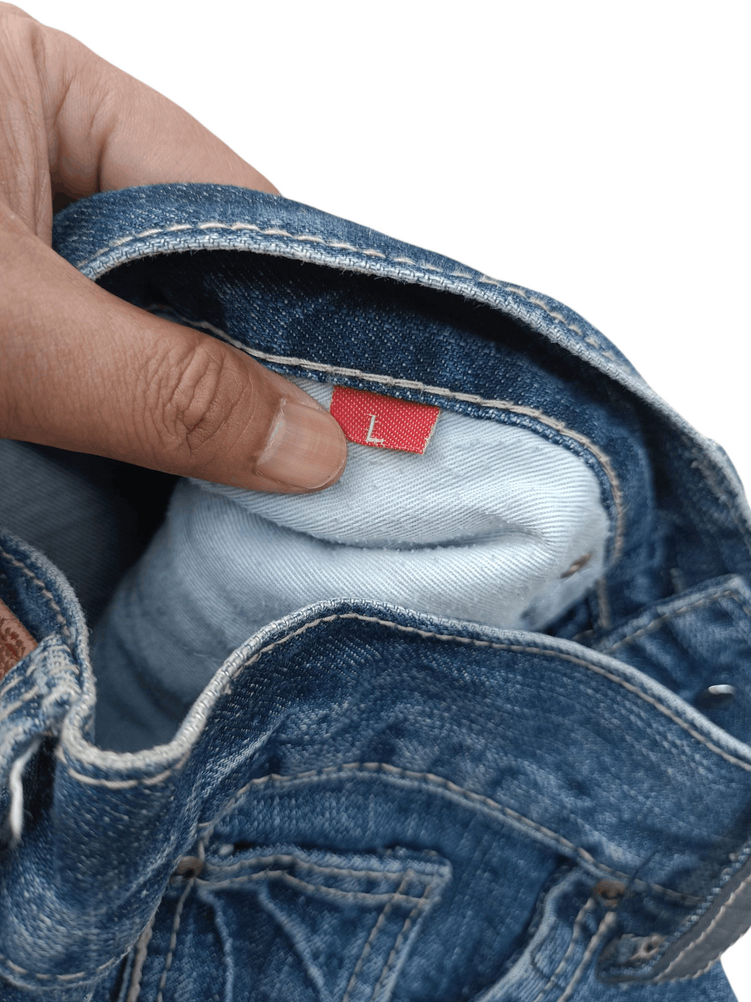Japanese Brand Japanese Brand Mili Mili Whiskers Faded & Buckle Jeans E231 Size US 32 / EU 48 - 8 Thumbnail