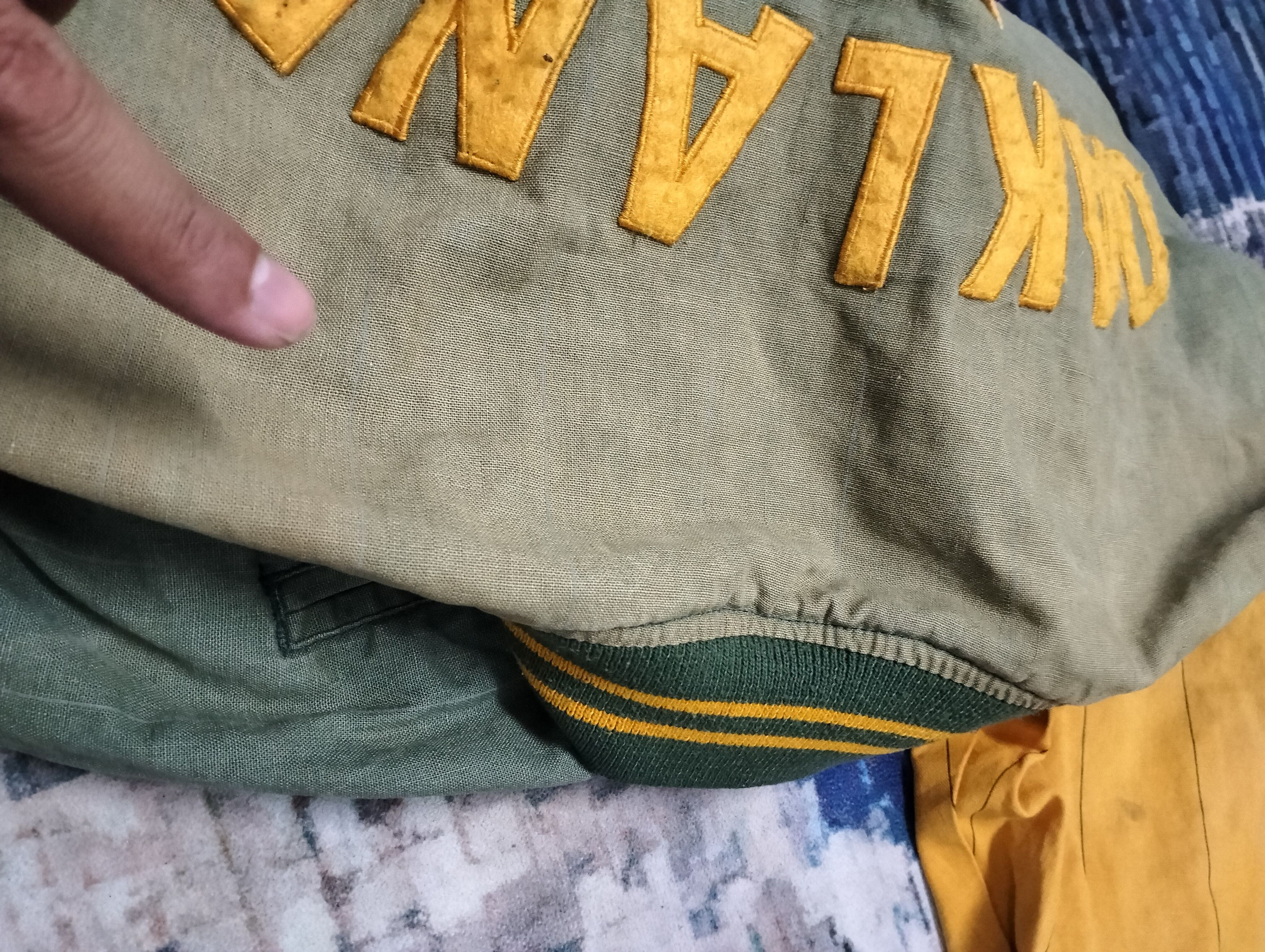 MLB × Sports Specialties × Vintage 1991 Oakland MLB Reversible Mirage jacket by marc okkonen Size US XL / EU 56 / 4 - 6 Thumbnail