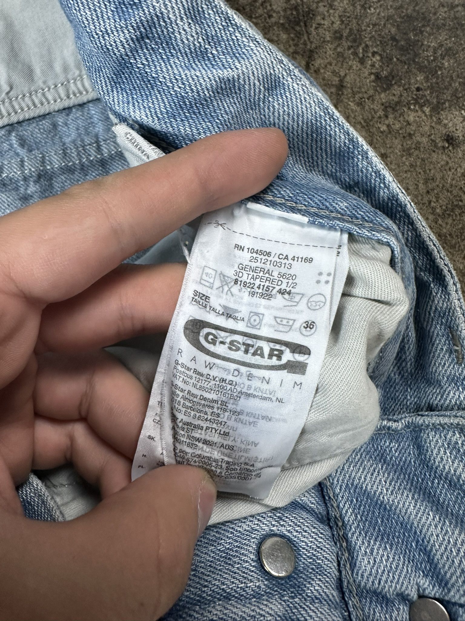 G-Star Vintage G-Star Raw Faded Washed Jeans Shorts Jorts Y2k Size US 36 / EU 52 - 6 Thumbnail