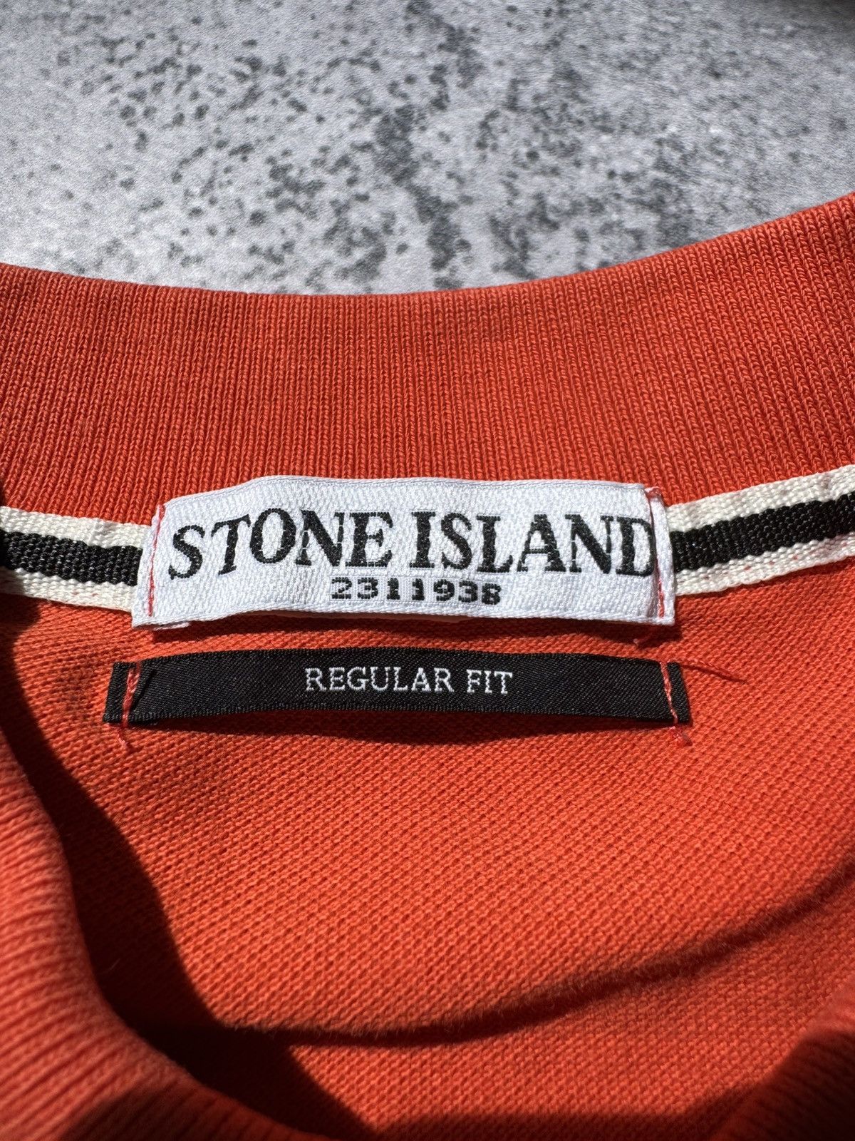 Stone Island × Vintage Vintage Stone Island Polo Shirt Patch Program Logo Size US L / EU 52-54 / 3 - 4 Thumbnail