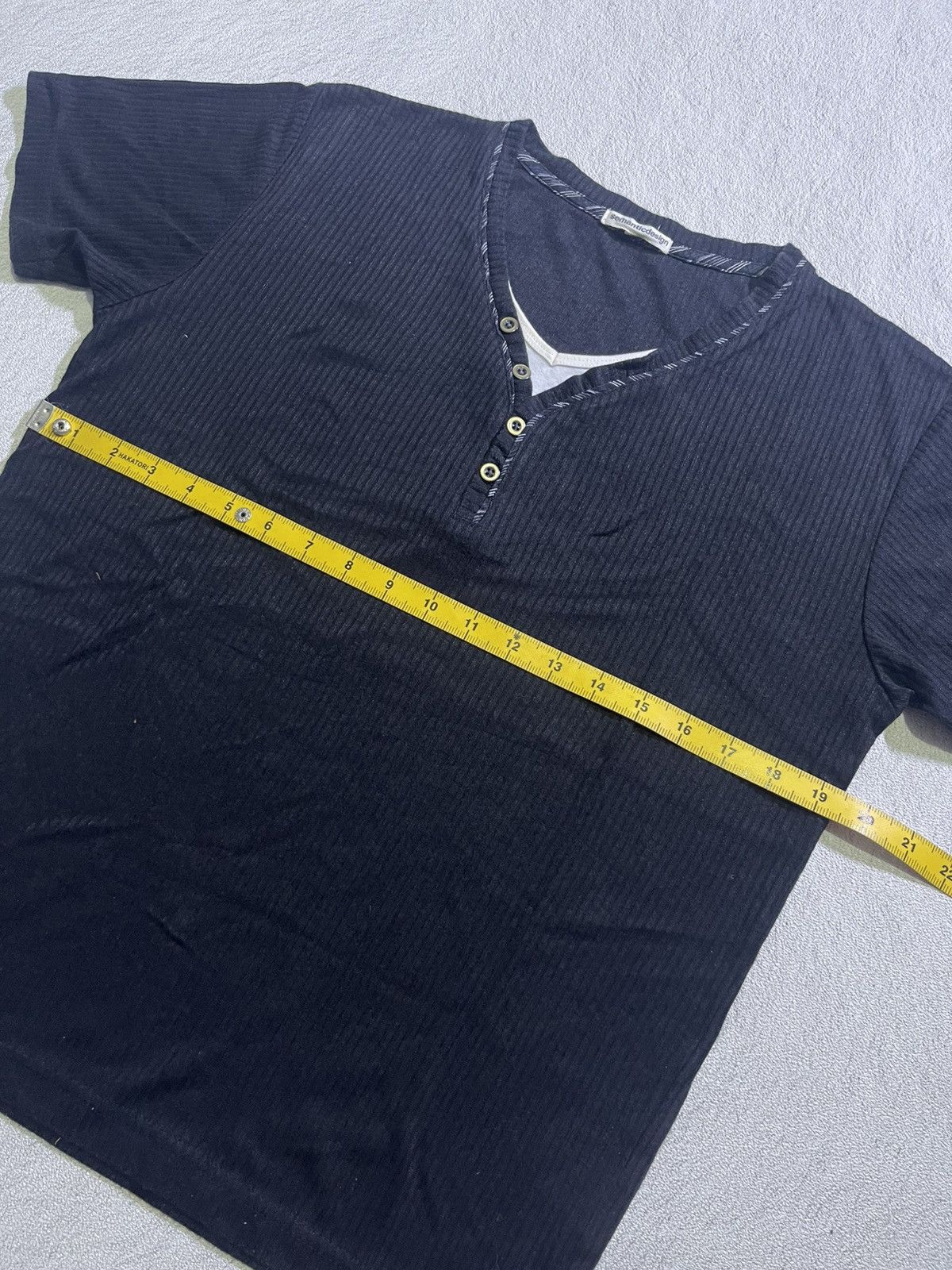 semanticdesign Y2K SEMANTICDESIGN short tshirt motif two leyer Size US M / EU 48-50 / 2 - 8 Thumbnail