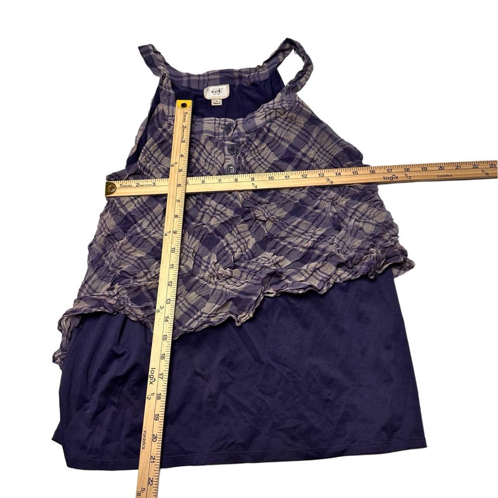 Other ECI Newyork Silk Vintage Top Button Detail Doubke Size L Size L / US 10 / IT 46 - 3 Thumbnail