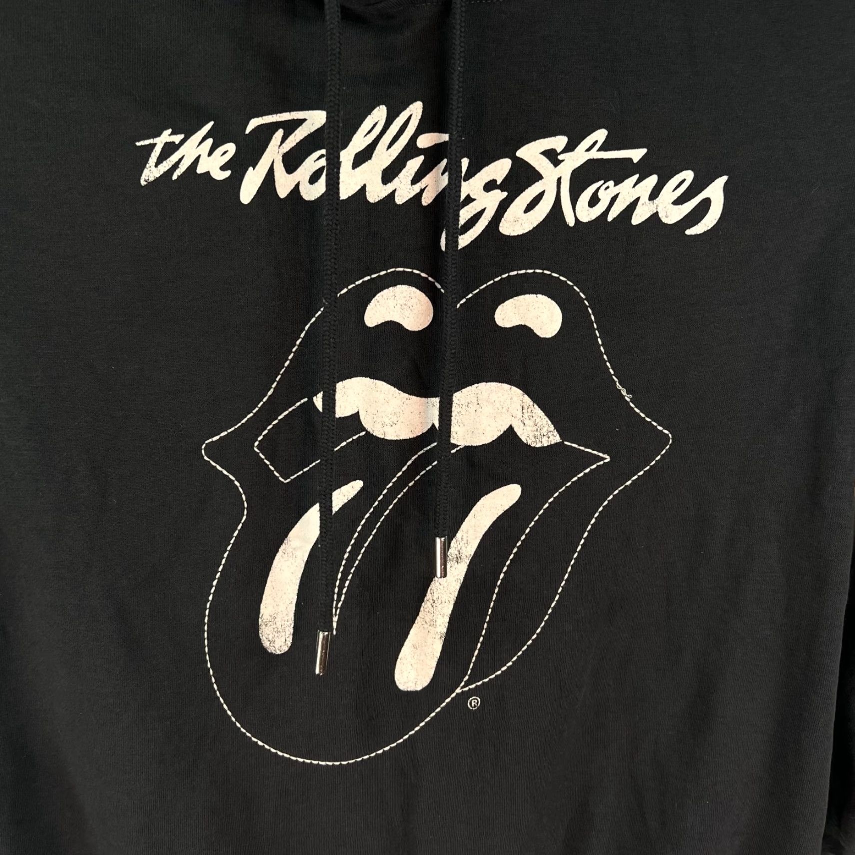 H&M Rolling Stones Hooded Sweatshirt Small Black North America Tour 1989 Mens Sweatshirt Rock Band Hoodie Size US S / EU 44-46 / 1 - 2 Thumbnail