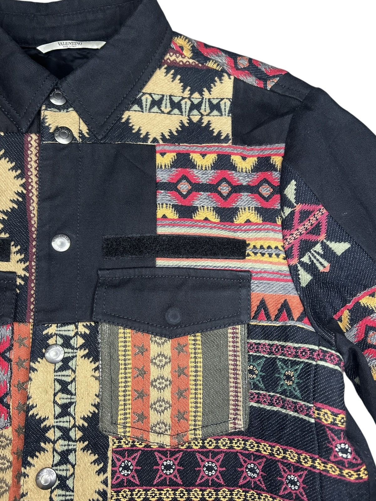 Valentino F/W 16 Sample Patchwork Overshirt Size US S / EU 44-46 / 1 - 4 Thumbnail