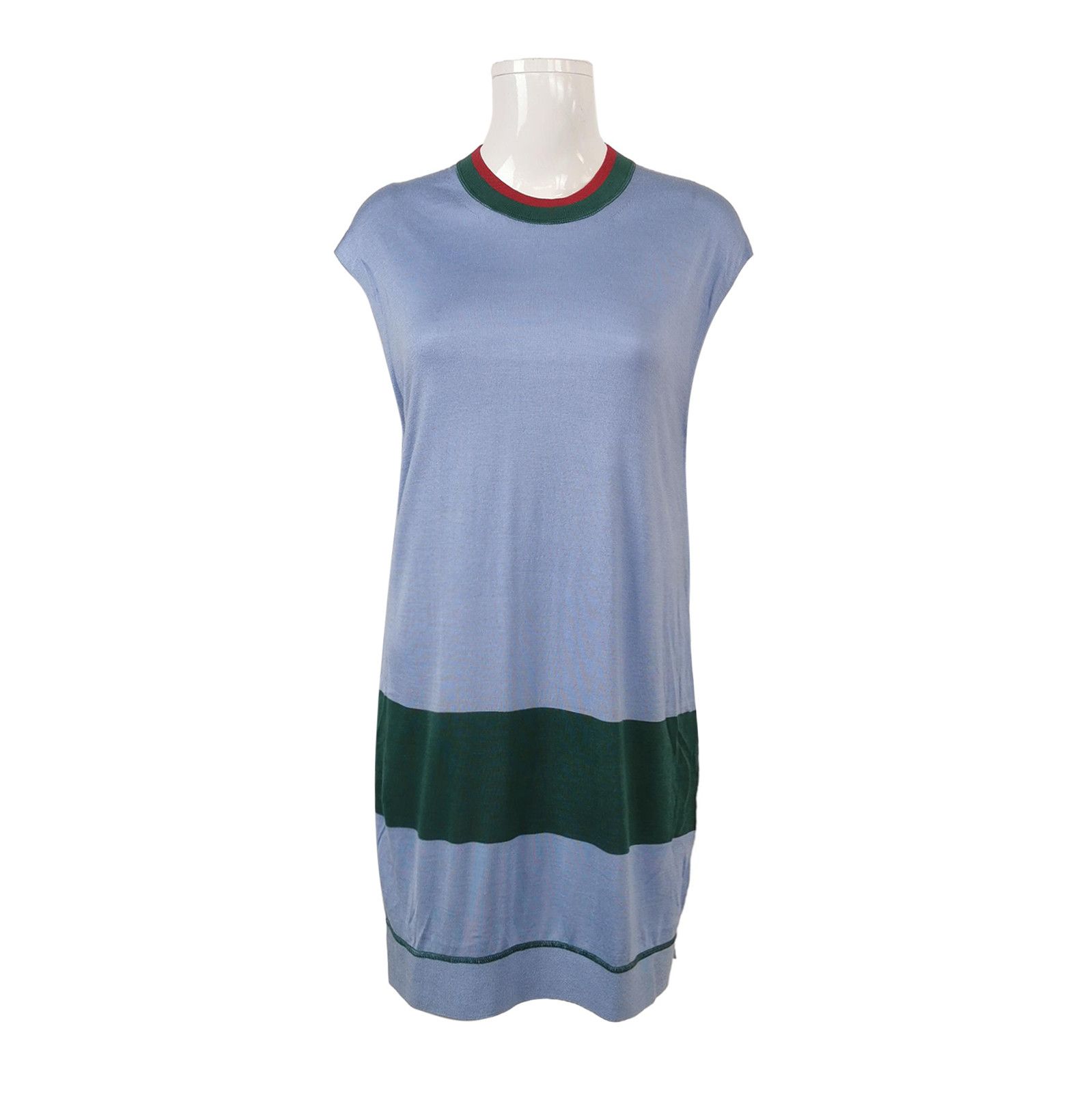Burberry Burberry Colorblock Silk Cashmere Blend Sleeveless Top 0079 Size US S / EU 44-46 / 1 - 1 Thumbnail