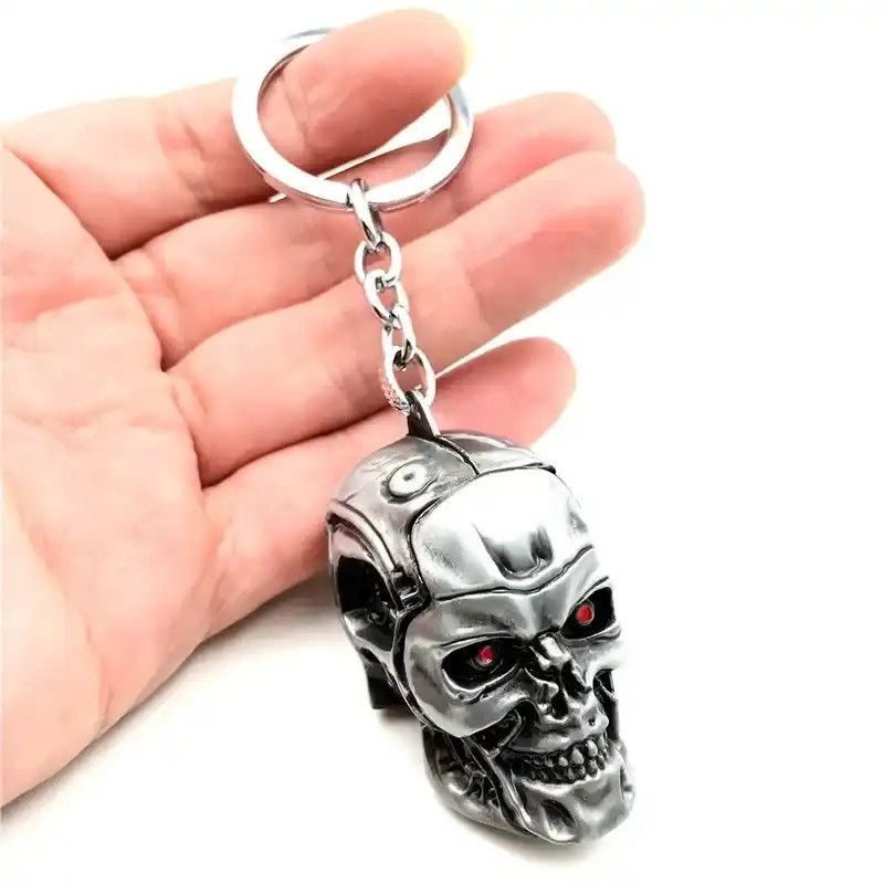 Vintage Trinkets Keychain Zinc Alloy Key Chain Cool Skull Size ONE SIZE - 1 Thumbnail