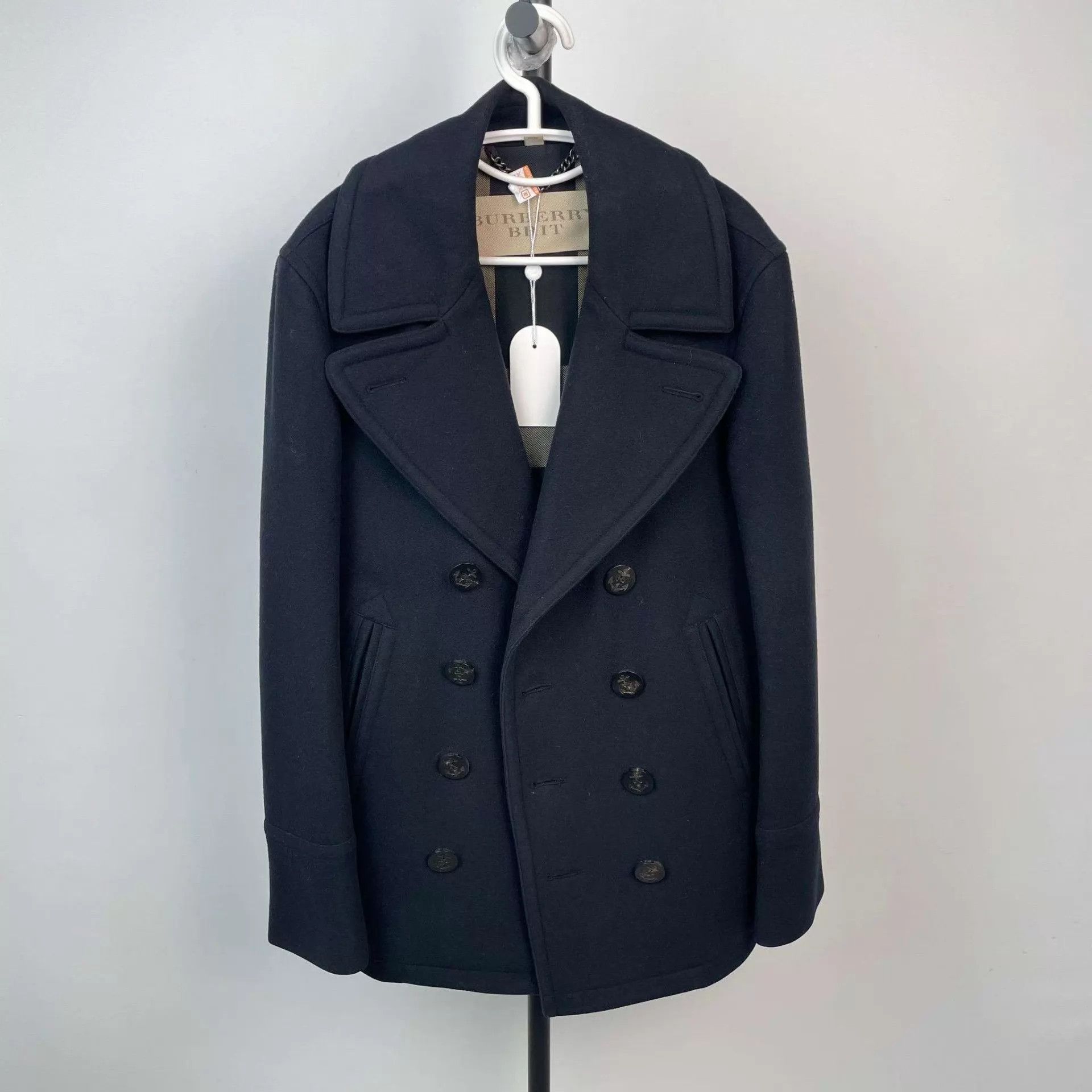 Burberry Burberry Cashmere Coat Black 180 Size US M / EU 48-50 / 2 - 1 Thumbnail