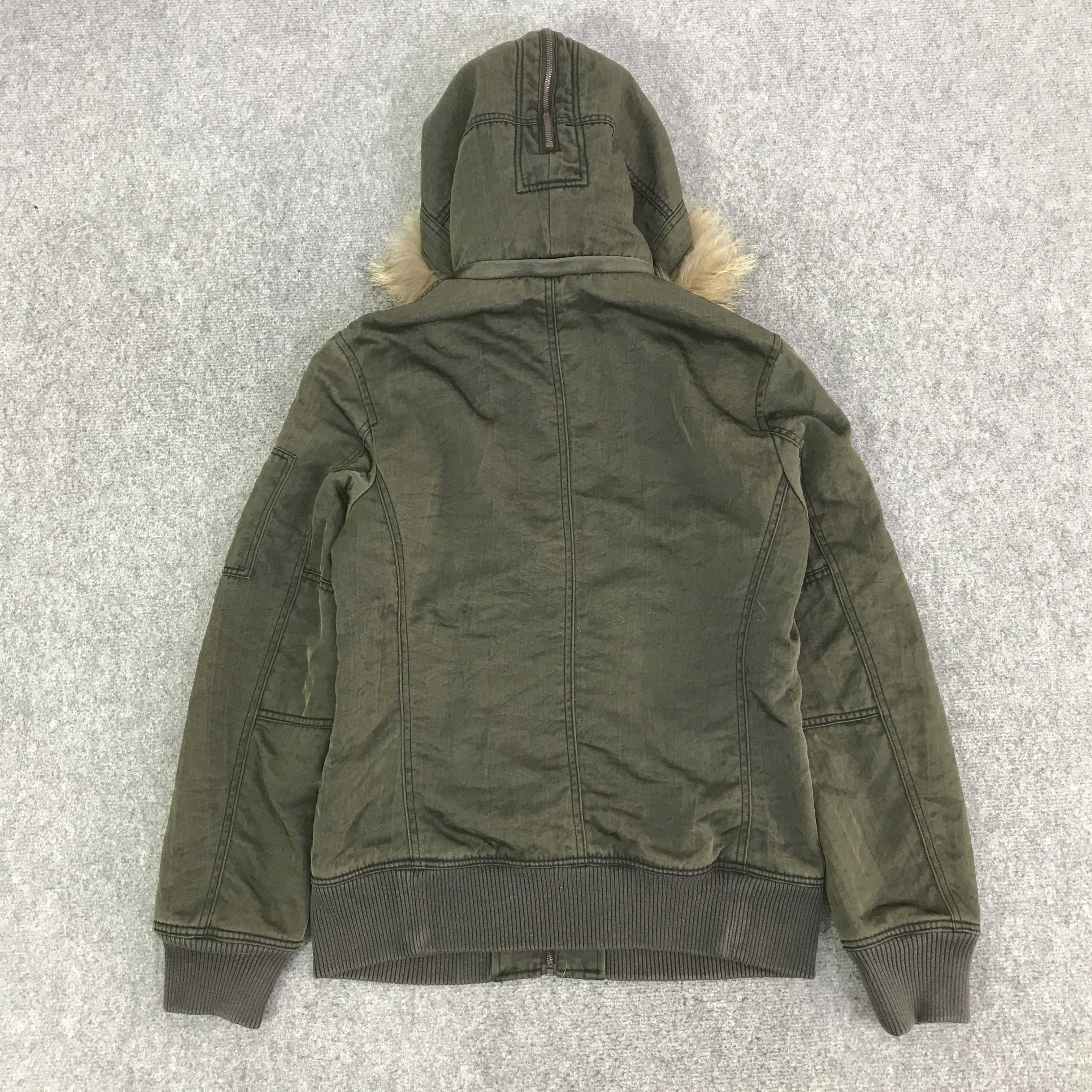 ABAHOUSE ABAHOUSE EXCELLED FUR HOODIE BOMBER JACKET K124B14 Size US M / EU 48-50 / 2 - 3 Thumbnail