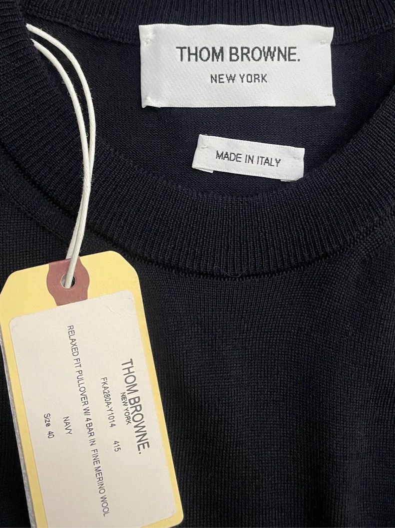 Thom Browne Thom Browne size40 Wool knitting sweater Size US XXS / EU 40 - 6 Thumbnail