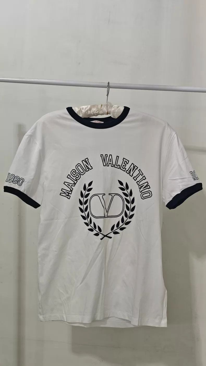 Valentino Valentino White T-shirt Size S / US 4 / IT 40 - 1 Thumbnail