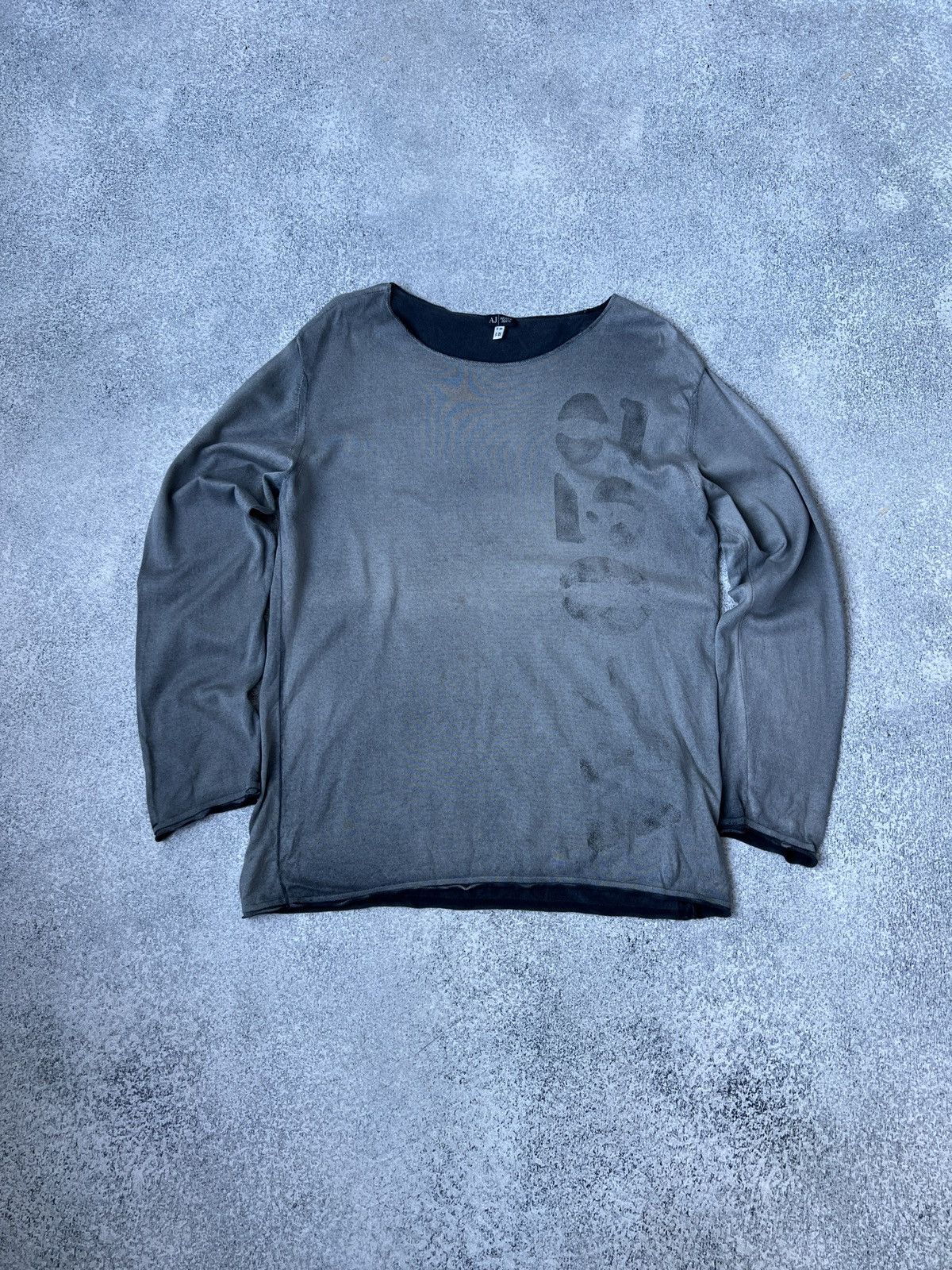 Vintage Armani Jeans hype long sleeve
