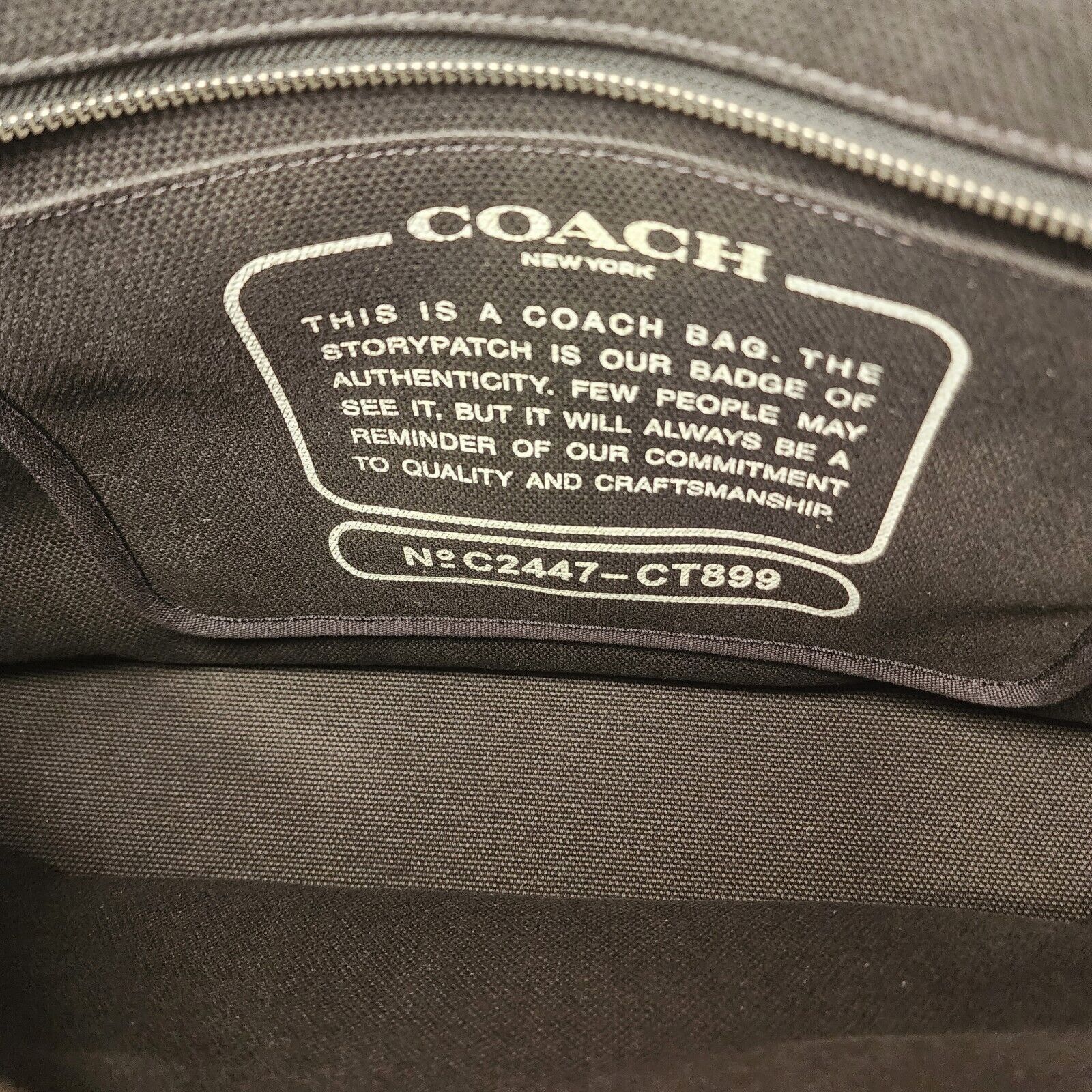 Coach NWT Coach CT899 Tote Bag 38 With Whale Graphic Size ONE SIZE - 5 Thumbnail