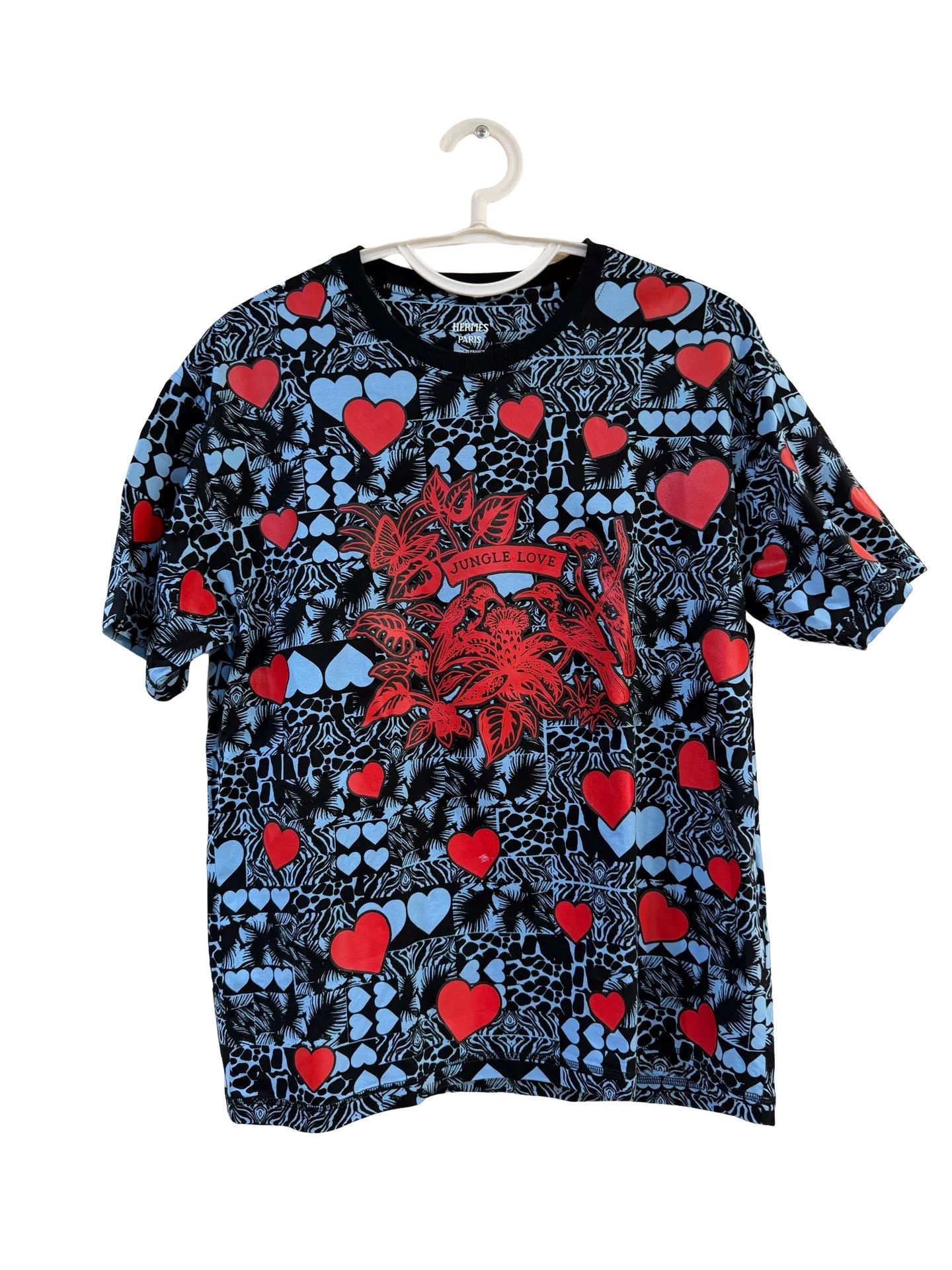 Hermes Hermes Jungle Love Heart Print T-Shirt 36 Size XS / US 0-2 / IT 36-38 - 1 Thumbnail
