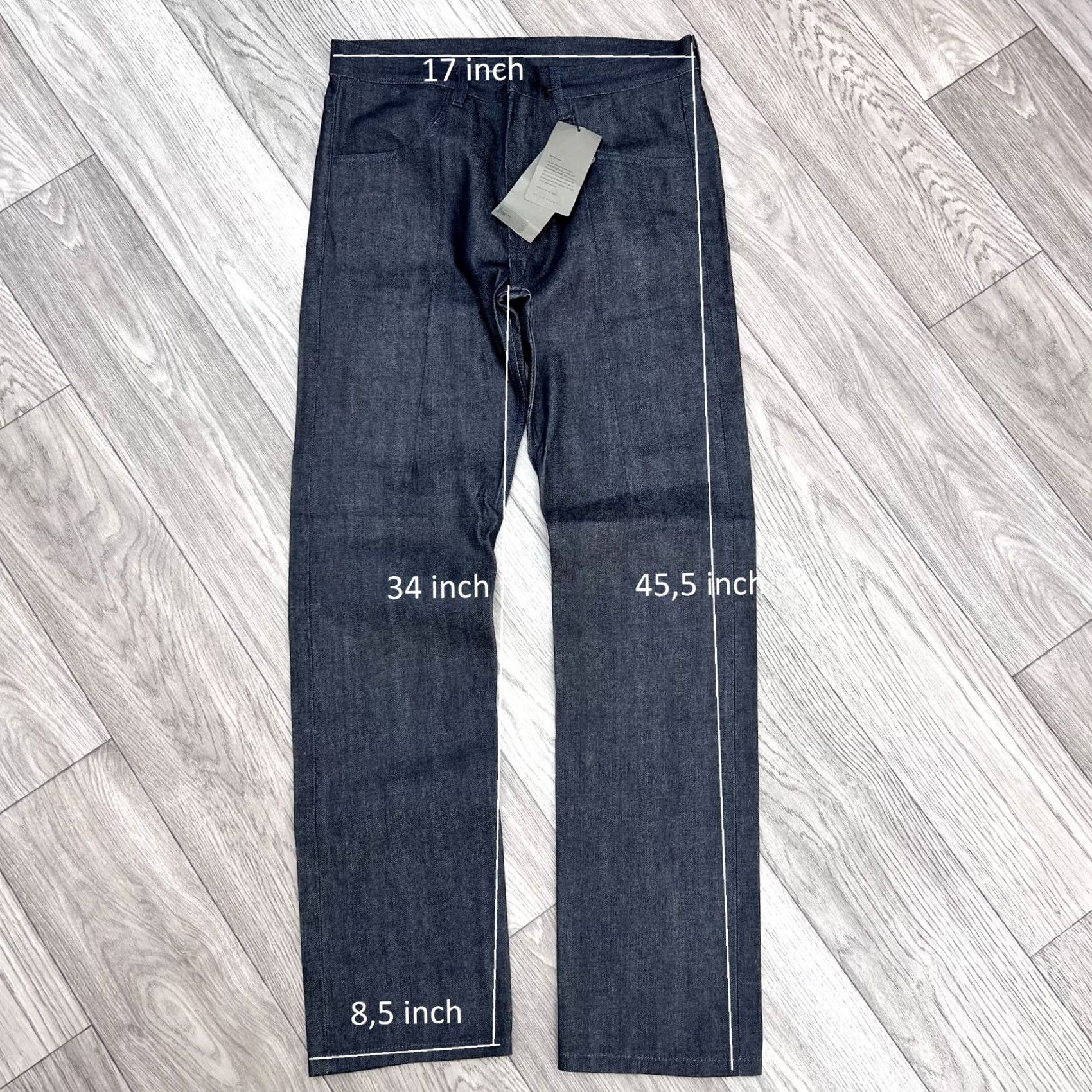 Roland Mouret Roland Mouret Jeans Denim Navy Men 33 Selvedge Regular 33 Navy Jeans Mens Size US 33 - 2 Thumbnail