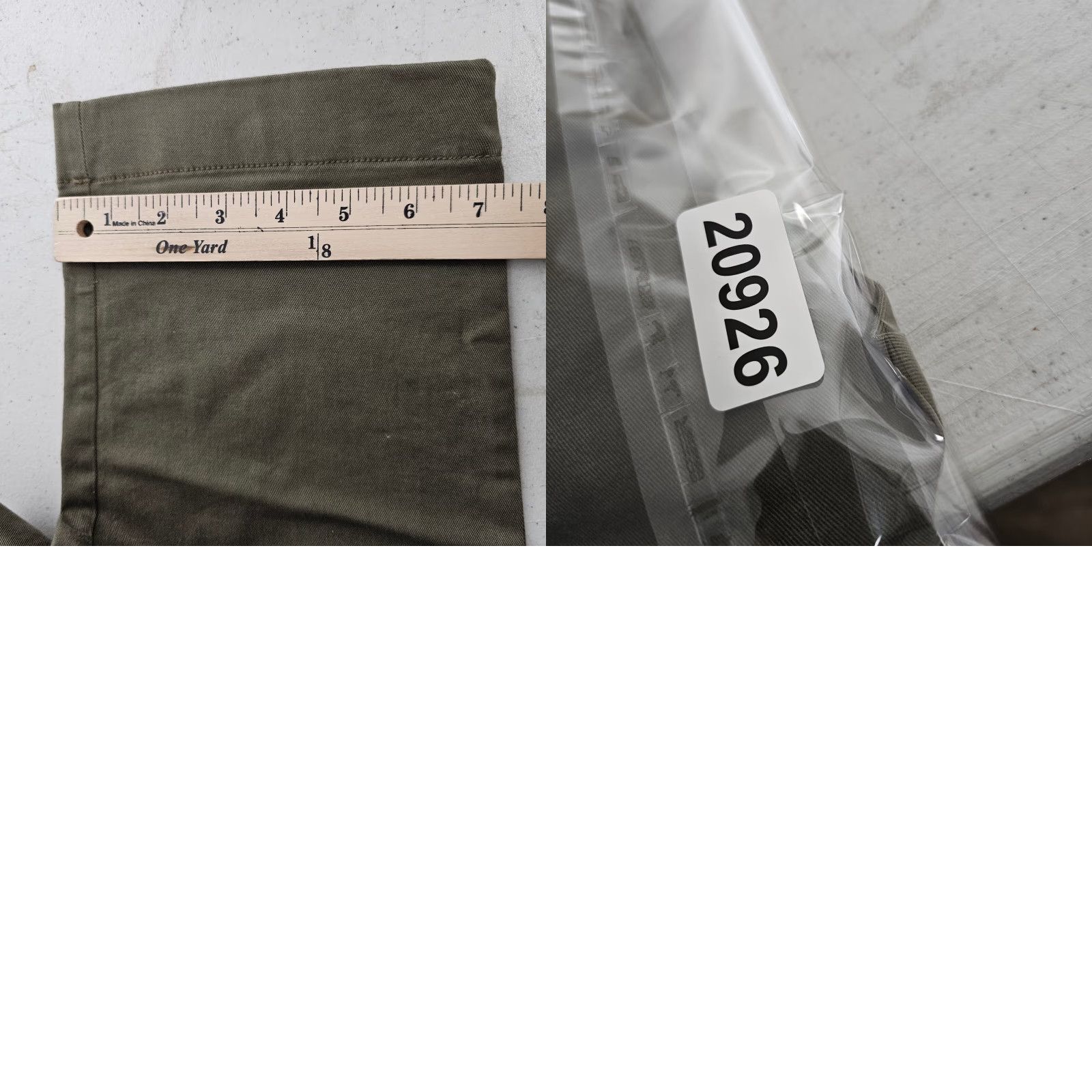 J.Crew J. Crew Flex Pants Slim Green Twill Cotton 35x32 Mens Straight Slim Front Zipper Belt Loops Casual Chino Preppy PANTS Size US 35 - 9 Thumbnail