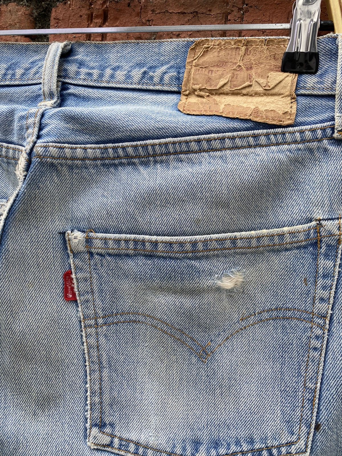 Levi's Vintage Clothing × Vintage W33x29.5 vintage levi's 501 redline 80s made in USA Size US 33 - 3 Thumbnail