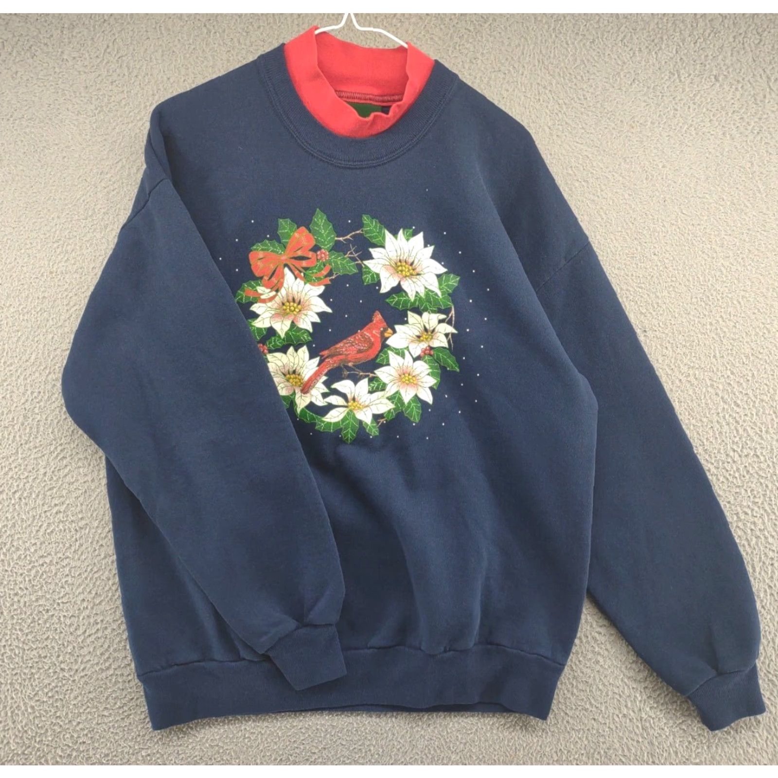 Jerzees Vintage Jerzees Christmas Winter Cardinal Sweatshirt XL USA JERZEES Cardinal Christmas Sweatshirt XL USA Size US XL / EU 56 / 4 - 2 Thumbnail