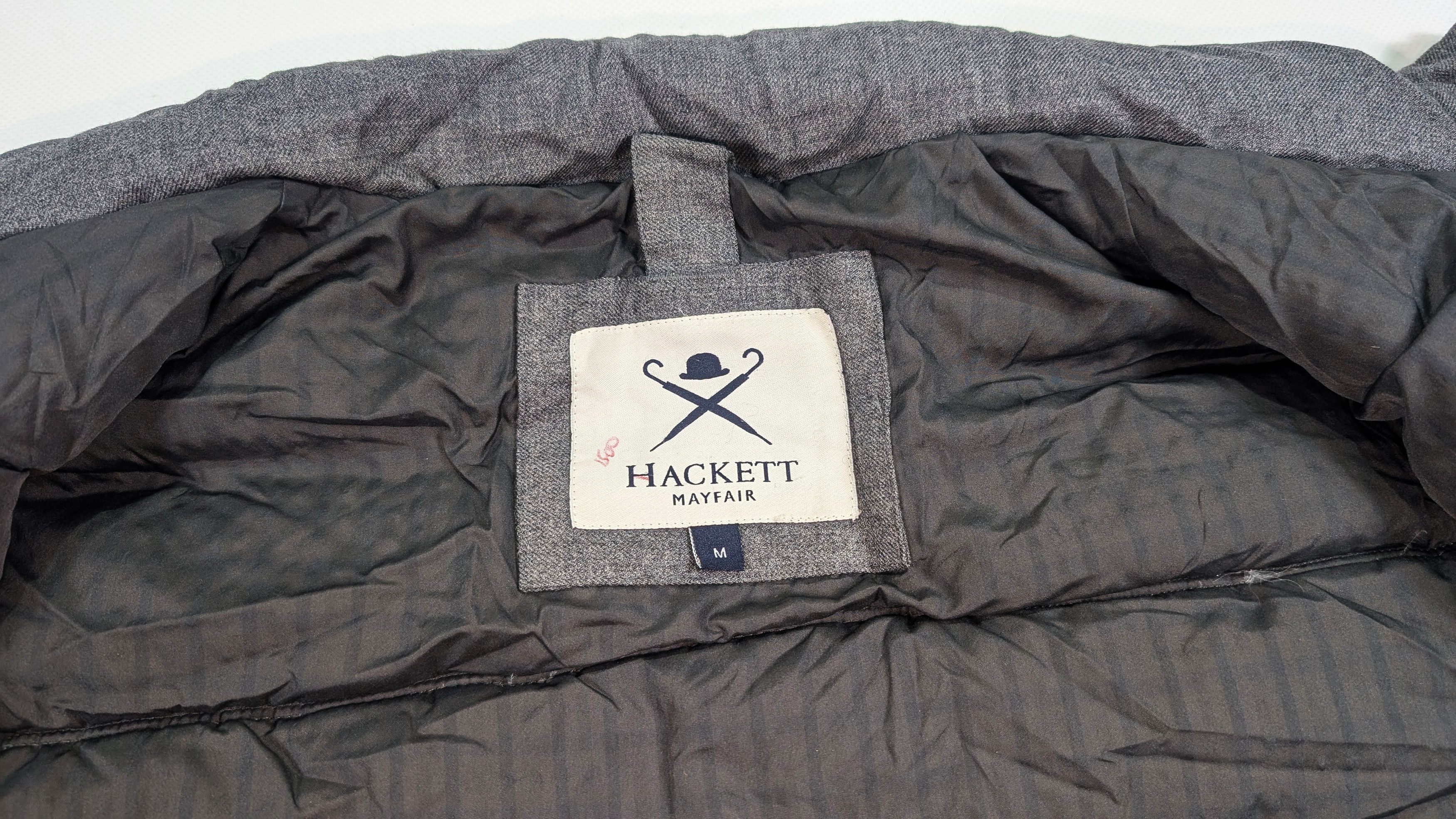Hackett Hackett Mayfair Gray Wool Blend Puffer Gilet Vest Size M Size US M / EU 48-50 / 2 - 9 Thumbnail