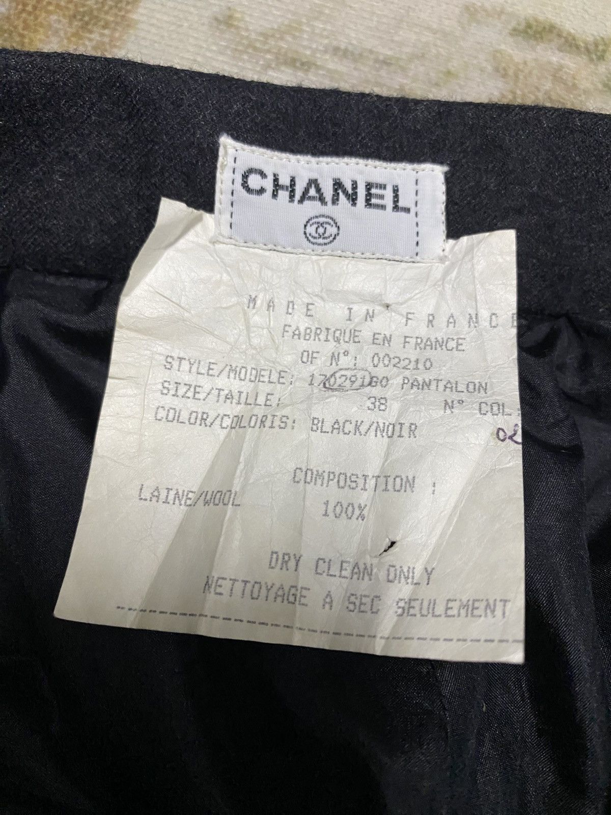 Chanel Vintage Chanel 17029160 Pantalon Laine Pant Size 27" / US 4 / IT 40 - 20 Thumbnail