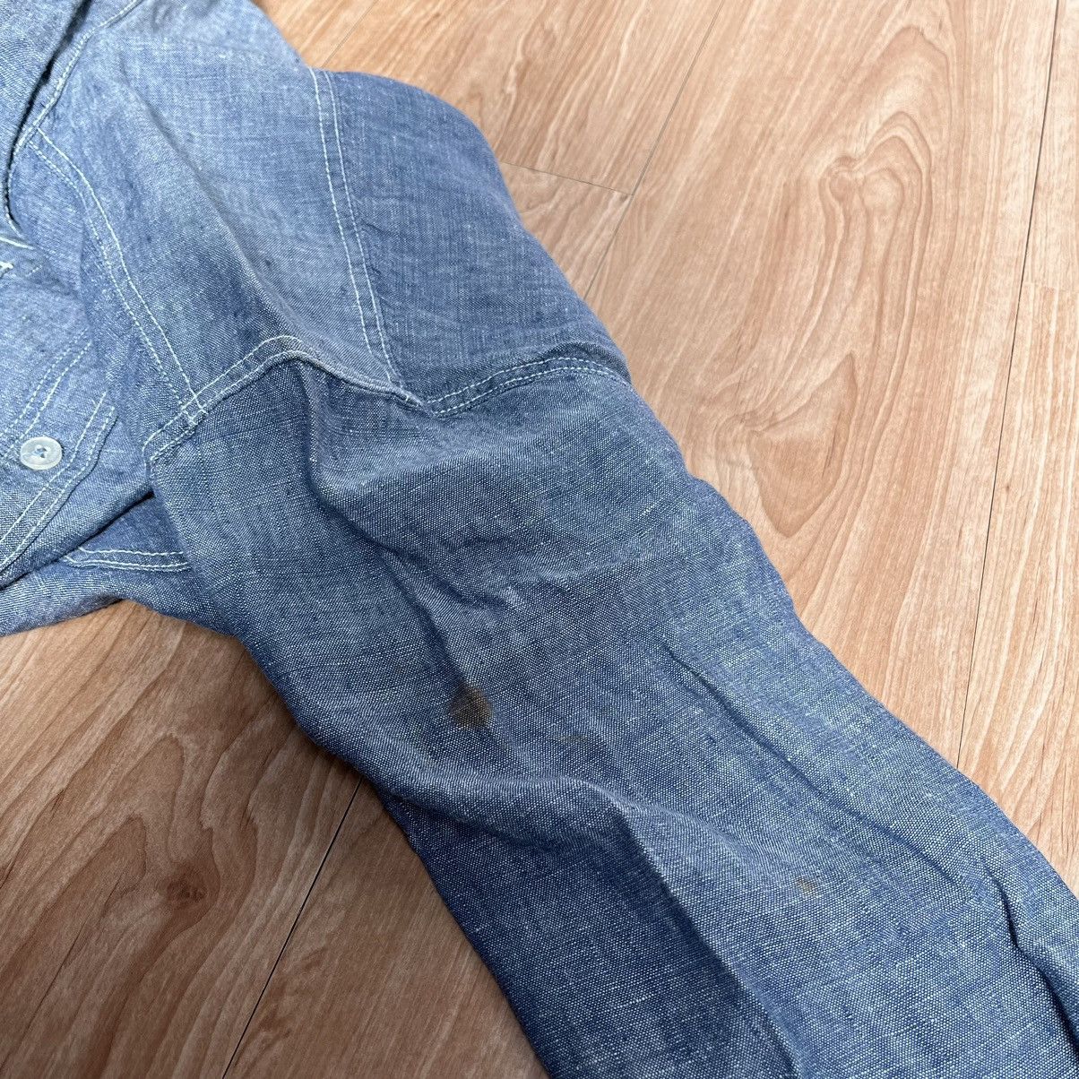 Japanese Brand Chambray J.N.R.D SUPERIOR GARMENT Japan Work Wear Size US M / EU 48-50 / 2 - 12 Thumbnail
