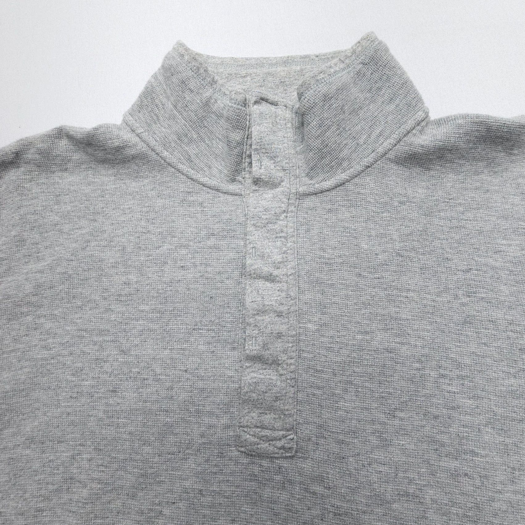 Vintage Jack Spade Sweater Mens Large Gray Waffle Knit 100% Cotton Mock Neck Pullover Long Sleeve Casual Style Pullover Knit Wool Not Applicable Size US L / EU 52-54 / 3 - 4 Thumbnail