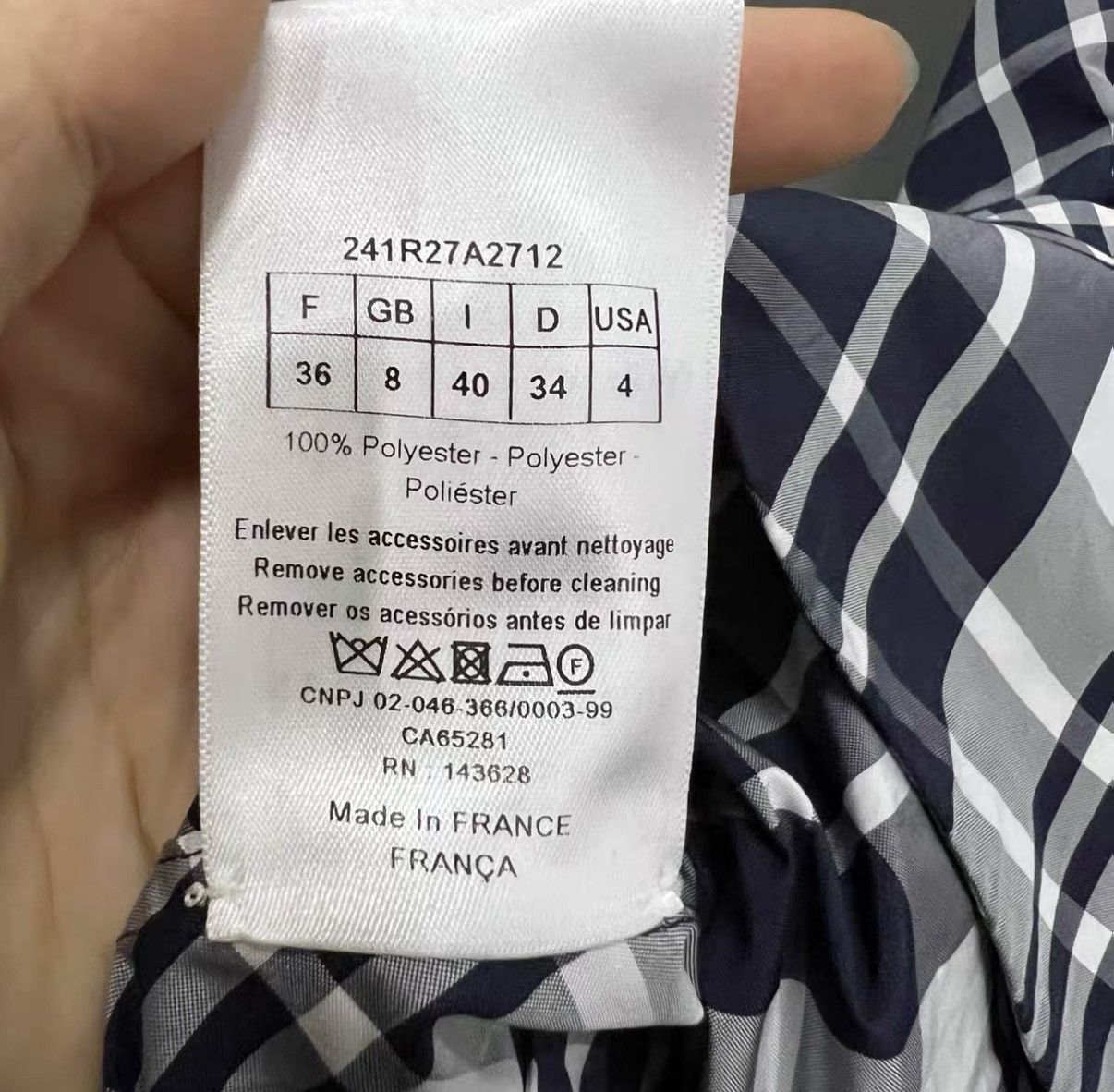 Dior Dior Black and White Plaid Short-Sleeve Dress J41 Size XS / US 0-2 / IT 36-38 - 3 Thumbnail