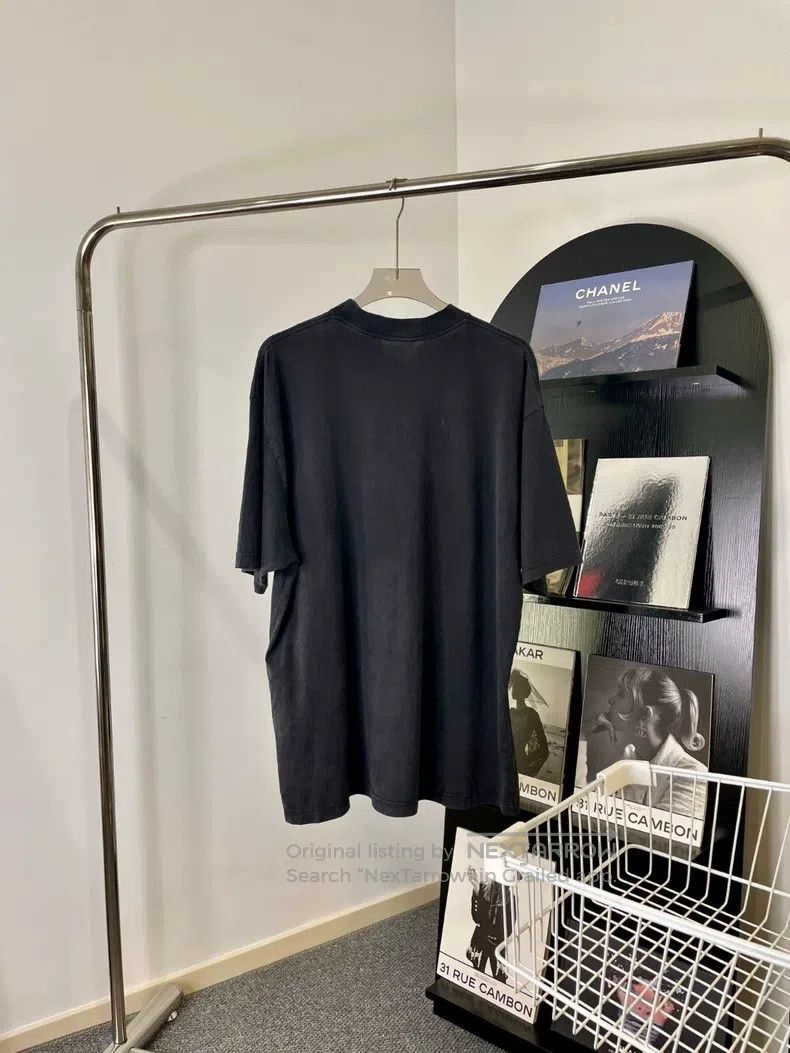 Balenciaga Balenciaga Heart letter pattern print round neck casual bl Size US S / EU 44-46 / 1 - 2 Thumbnail