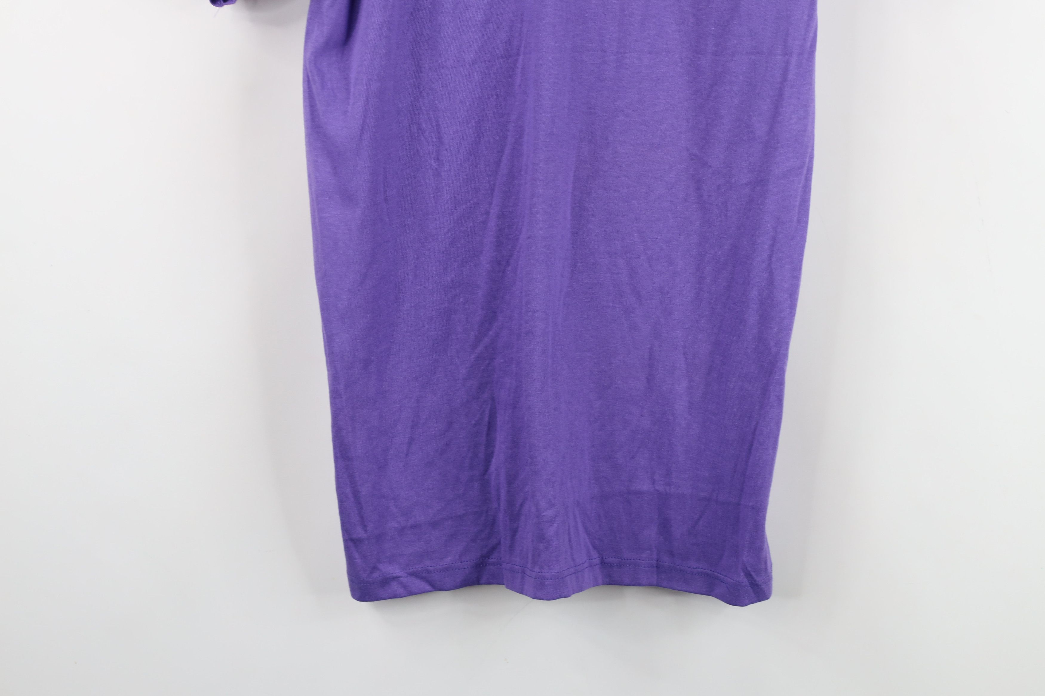 Vintage Deadstock Vintage 70s Streetwear Pocket T-Shirt Purple USA Size M / US 6-8 / IT 42-44 - 10 Thumbnail
