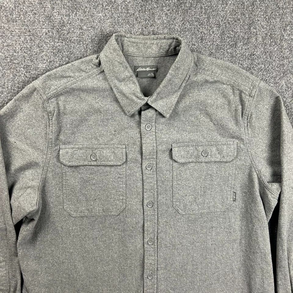 Eddie Bauer Eddie Bauer Flannel Shirt Mens Extra Large Double Pocket Size US XL / EU 56 / 4 - 2 Thumbnail