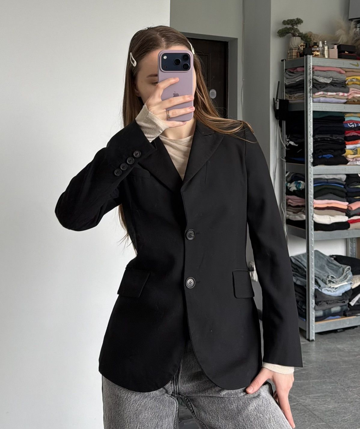 Gucci Blazers Gucci uniform vintage jacket small black womens Size XS / US 0-2 / IT 36-38 - 2 Thumbnail
