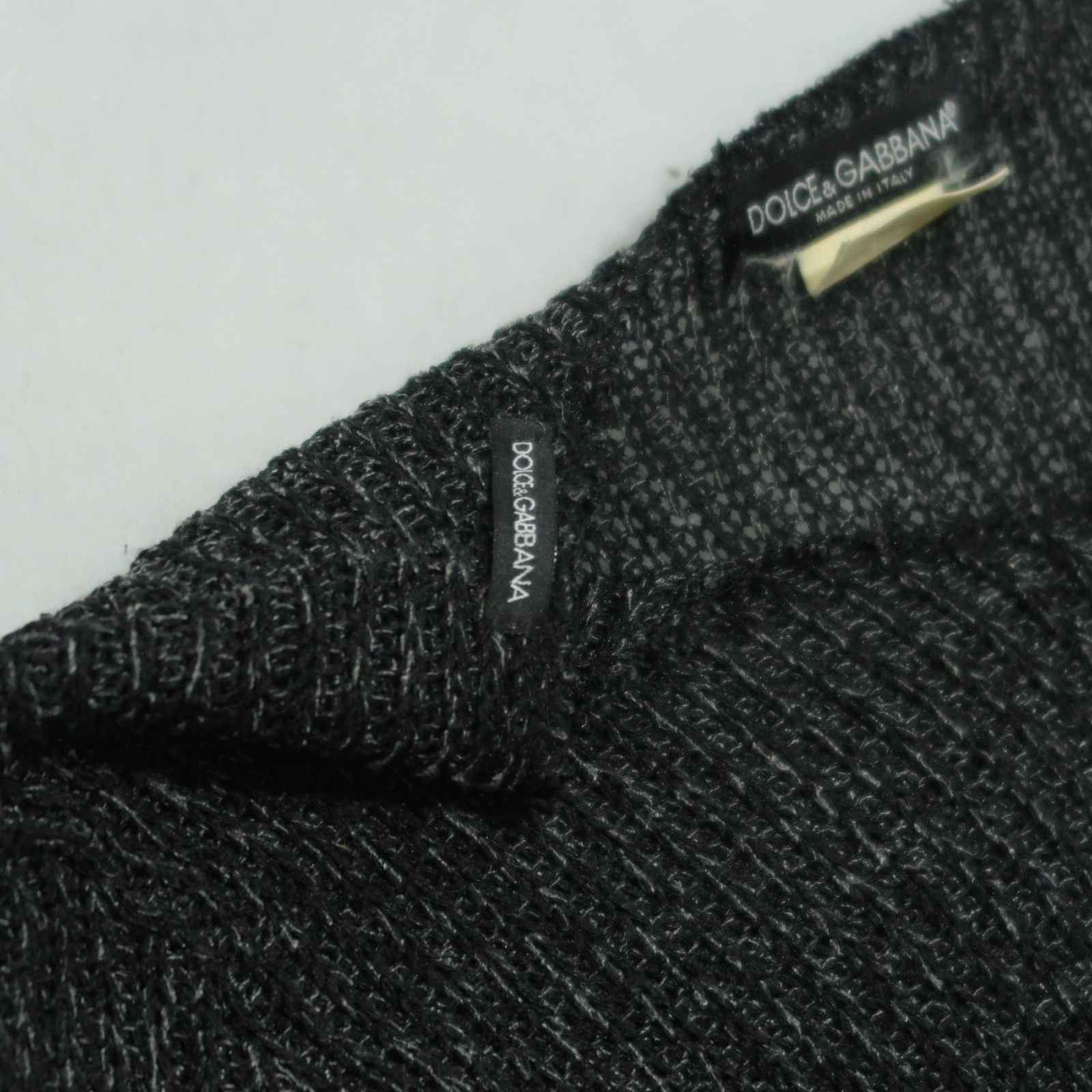 Dolce & Gabbana 00s Dolce & Gabbana Mesh Knit Sweater Unfinished Size US S / EU 44-46 / 1 - 5 Thumbnail
