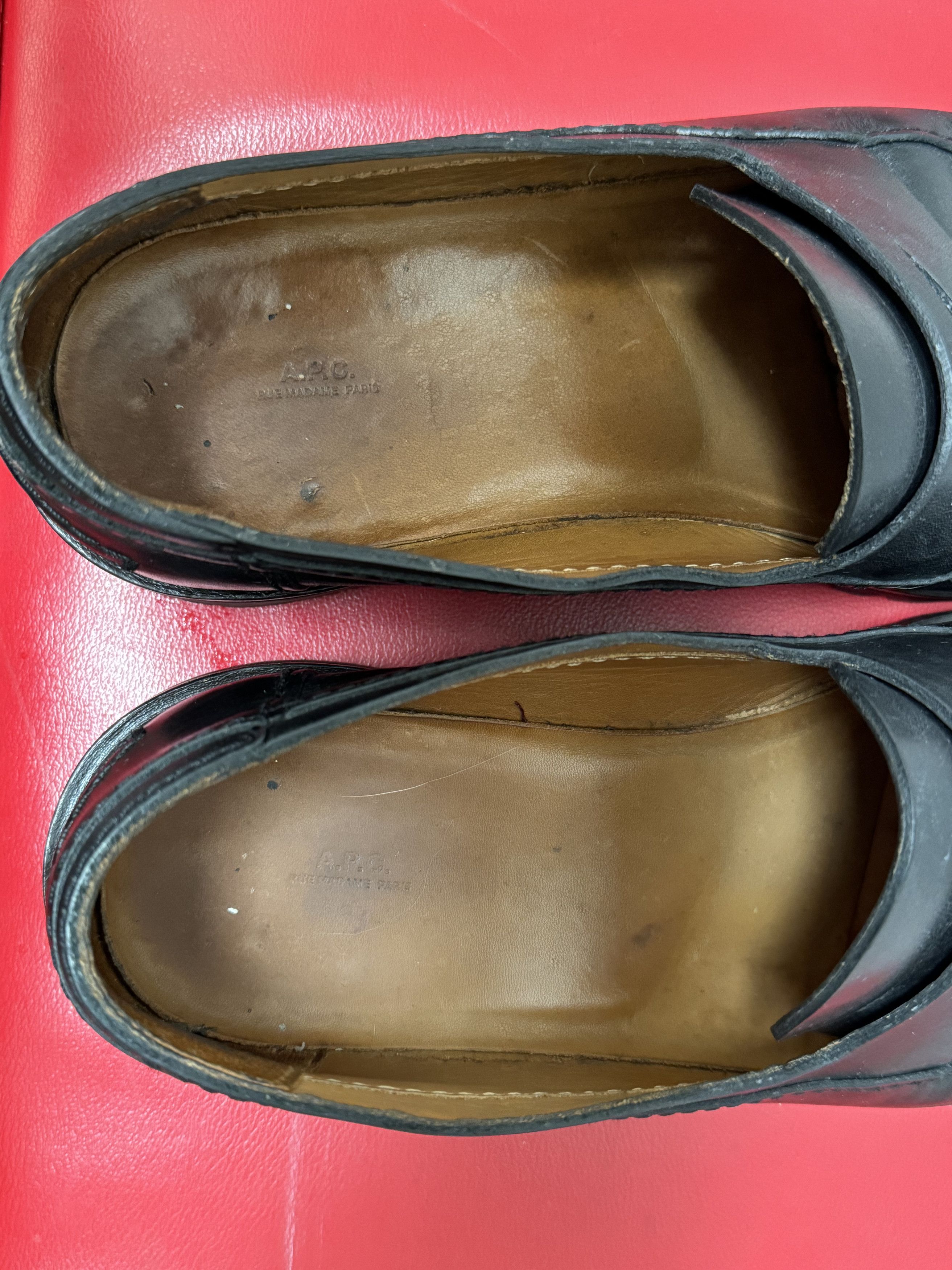 A.P.C. Lugged Penny Loafers w/ Vibram sole Size US 10.5 / EU 43-44 - 5 Thumbnail