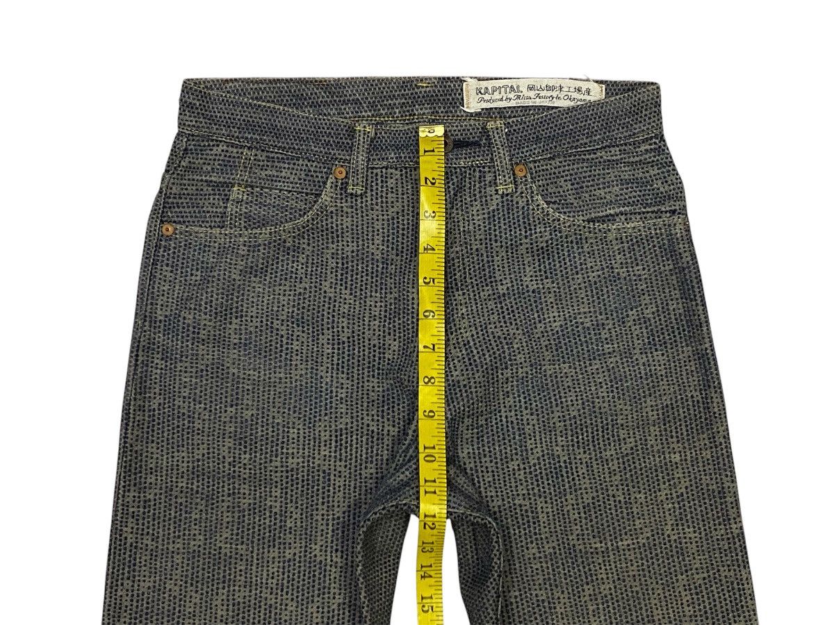 Kapital Kapital Century Monkey Cisco ( Sashiko ) Denim Pants Size US 30 / EU 46 - 17 Thumbnail