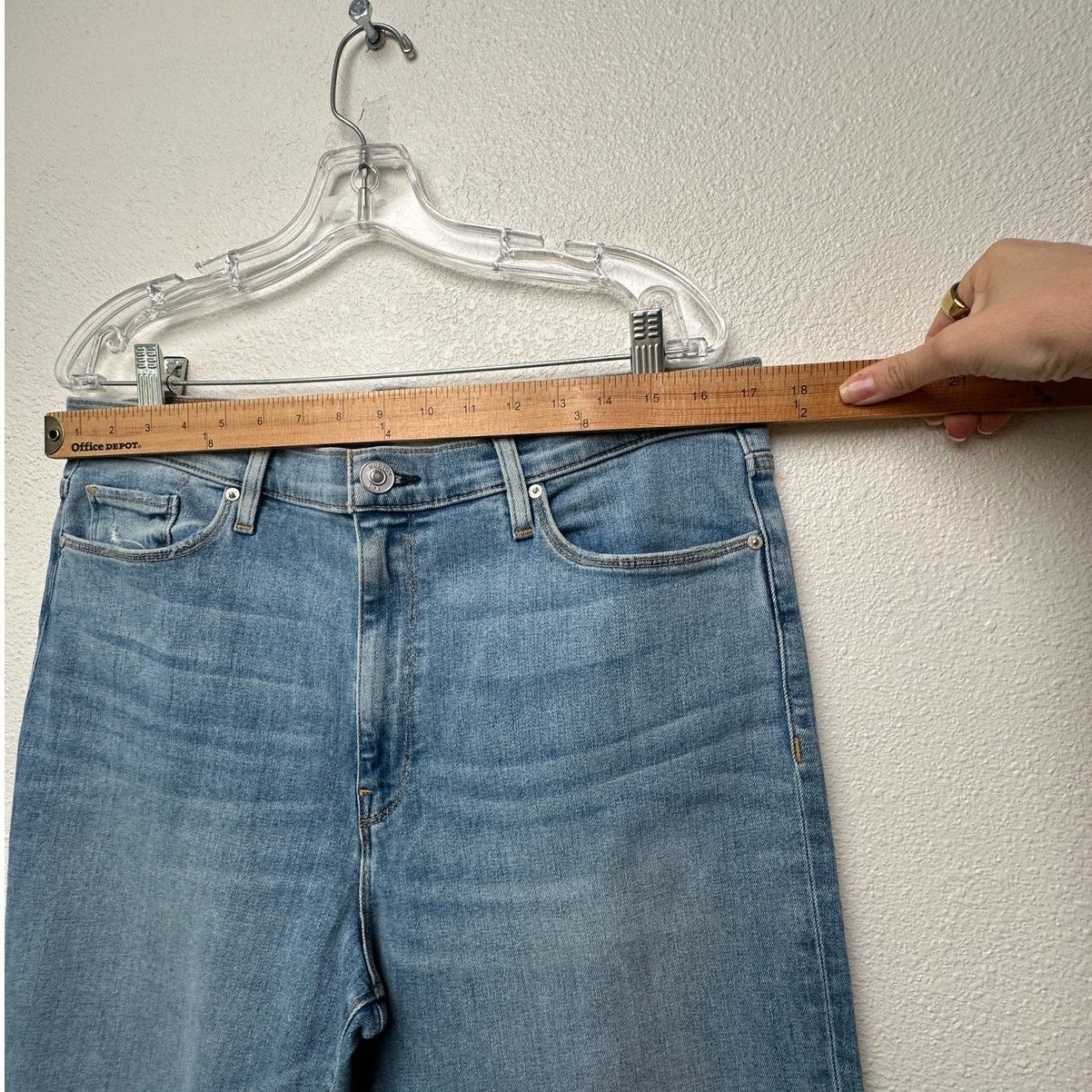 Hudson NWT Hudson Barbara High Waist Crop Straight Jeans Blue 33 Size 33" - 13 Thumbnail
