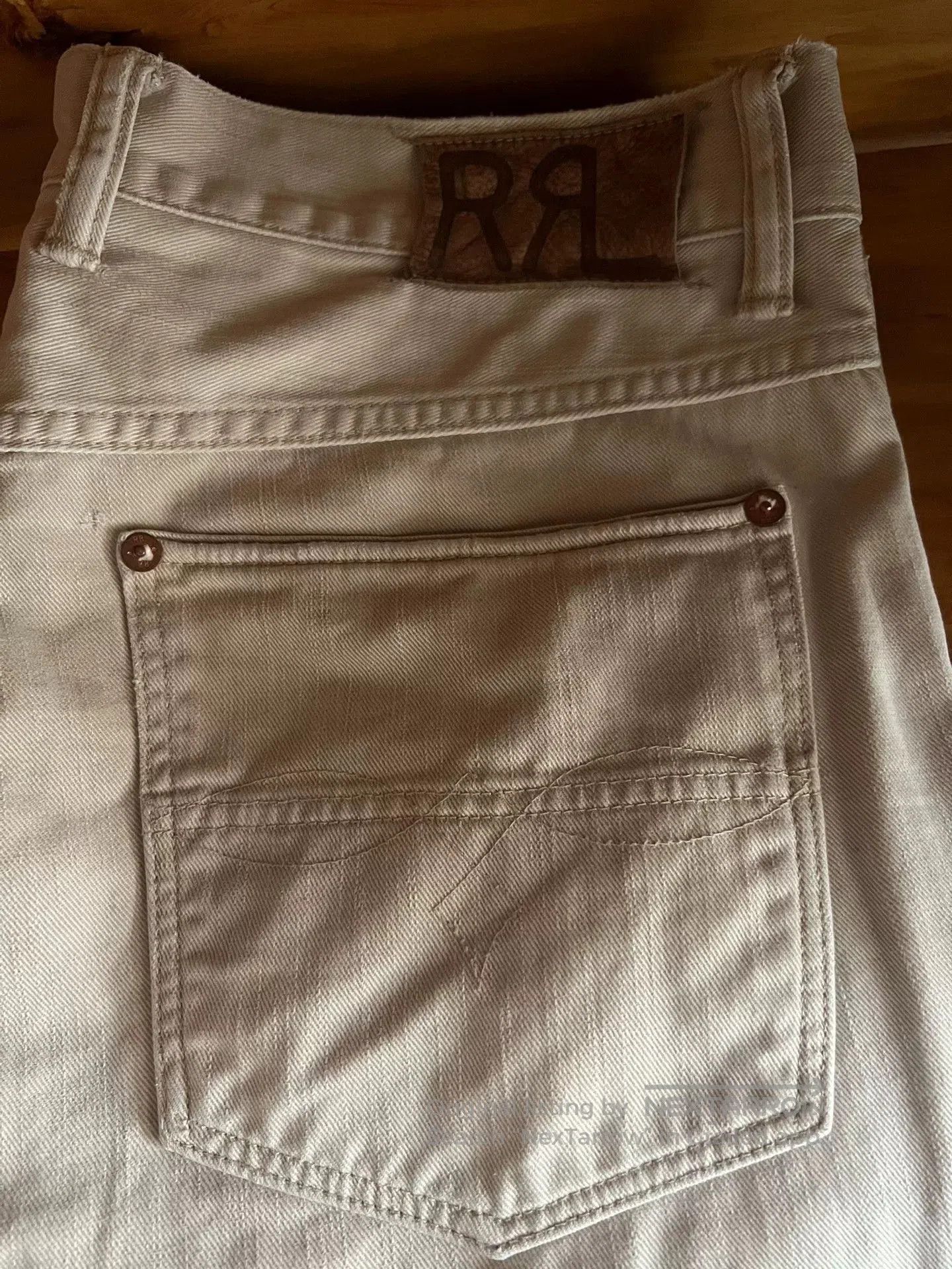 Other RRL Double RL Gray White Denim Pants. Size US 32 / EU 48 - 9 Thumbnail