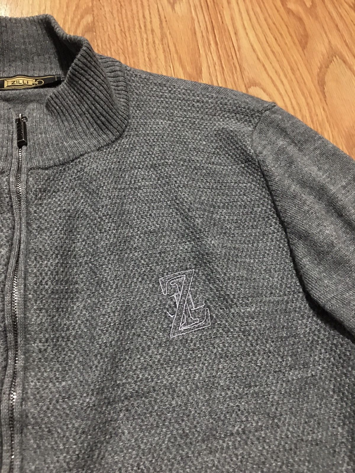 Zilli ZILLI Wool Zip Cardigan Mens Grey Sweater Size M Size US M / EU 48-50 / 2 - 3 Thumbnail