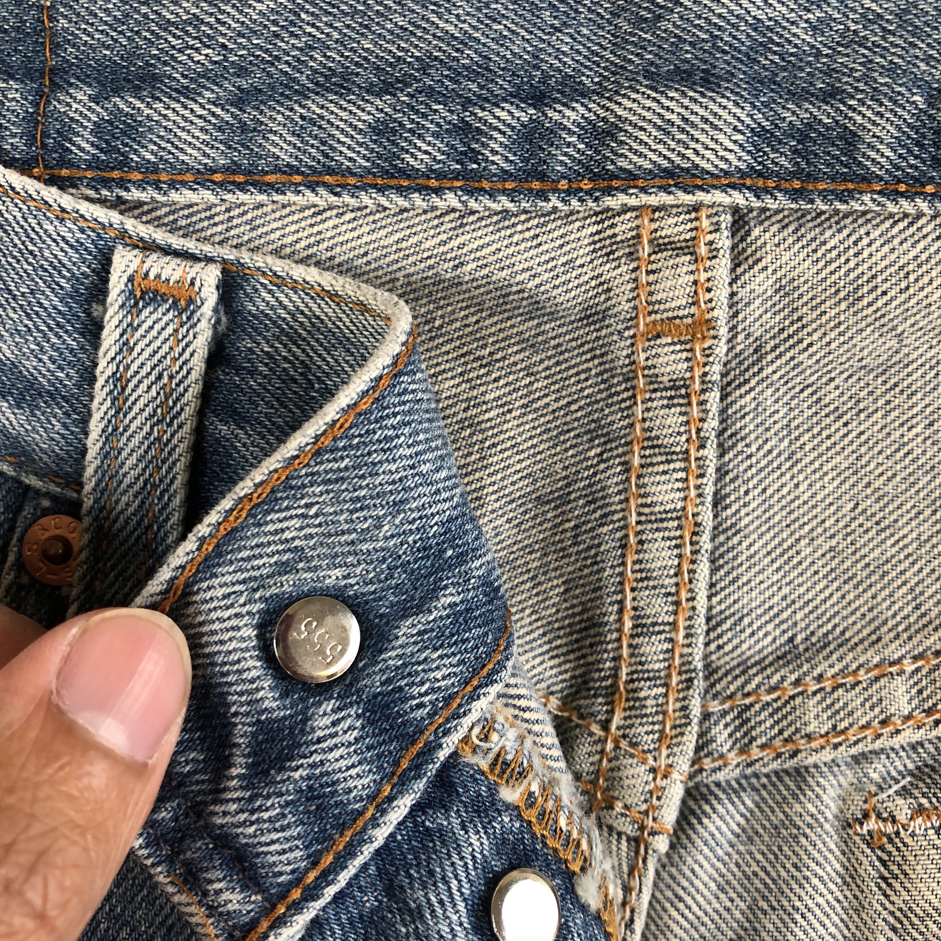 Levi's Vintage Ripped Levis 501 Faded Jeans Levi's 501 Washed Denim Size US 30 / EU 46 - 7 Thumbnail