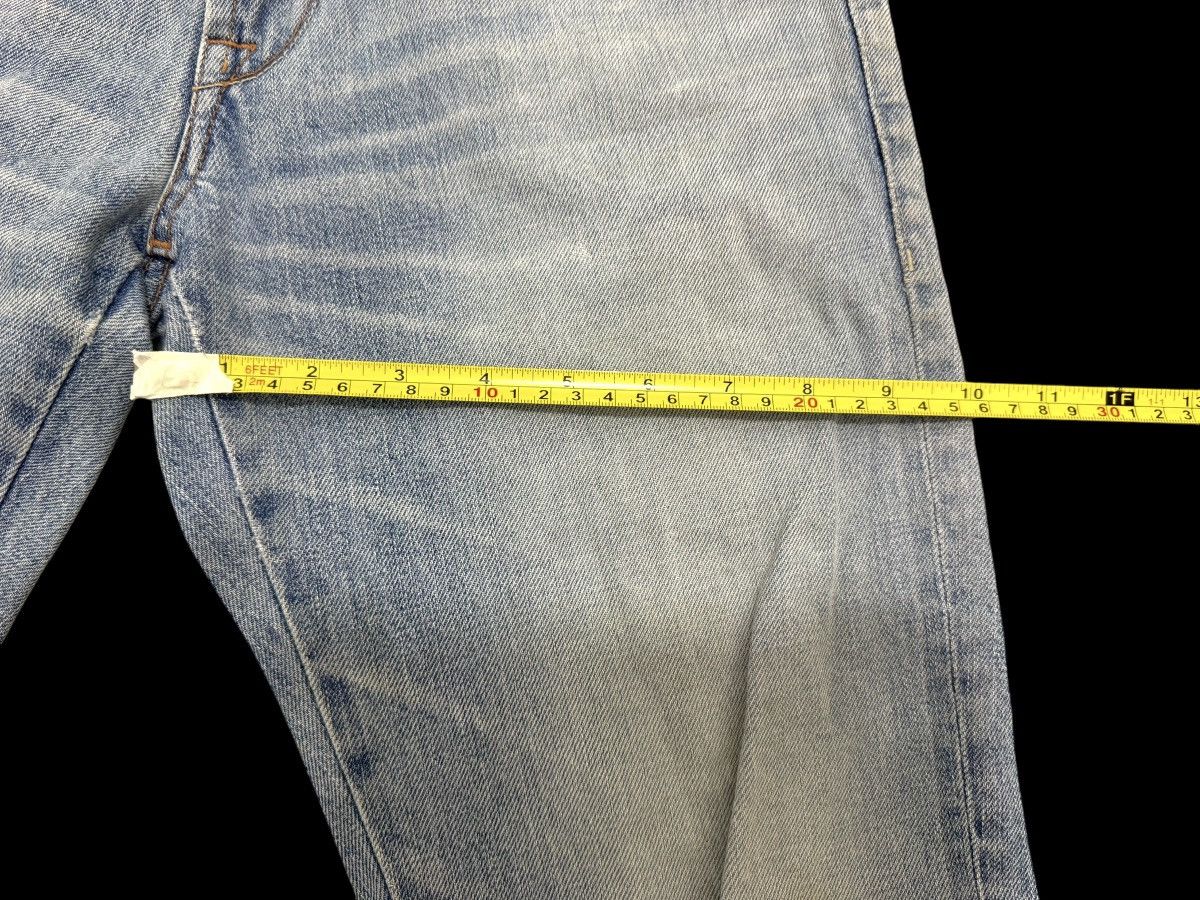 Marithe + Francois Girbaud MARITHE FRANCOIS GIRBAUD HALF SELVEDGE DISTRESSED JEANS Size US 30 / EU 46 - 17 Thumbnail