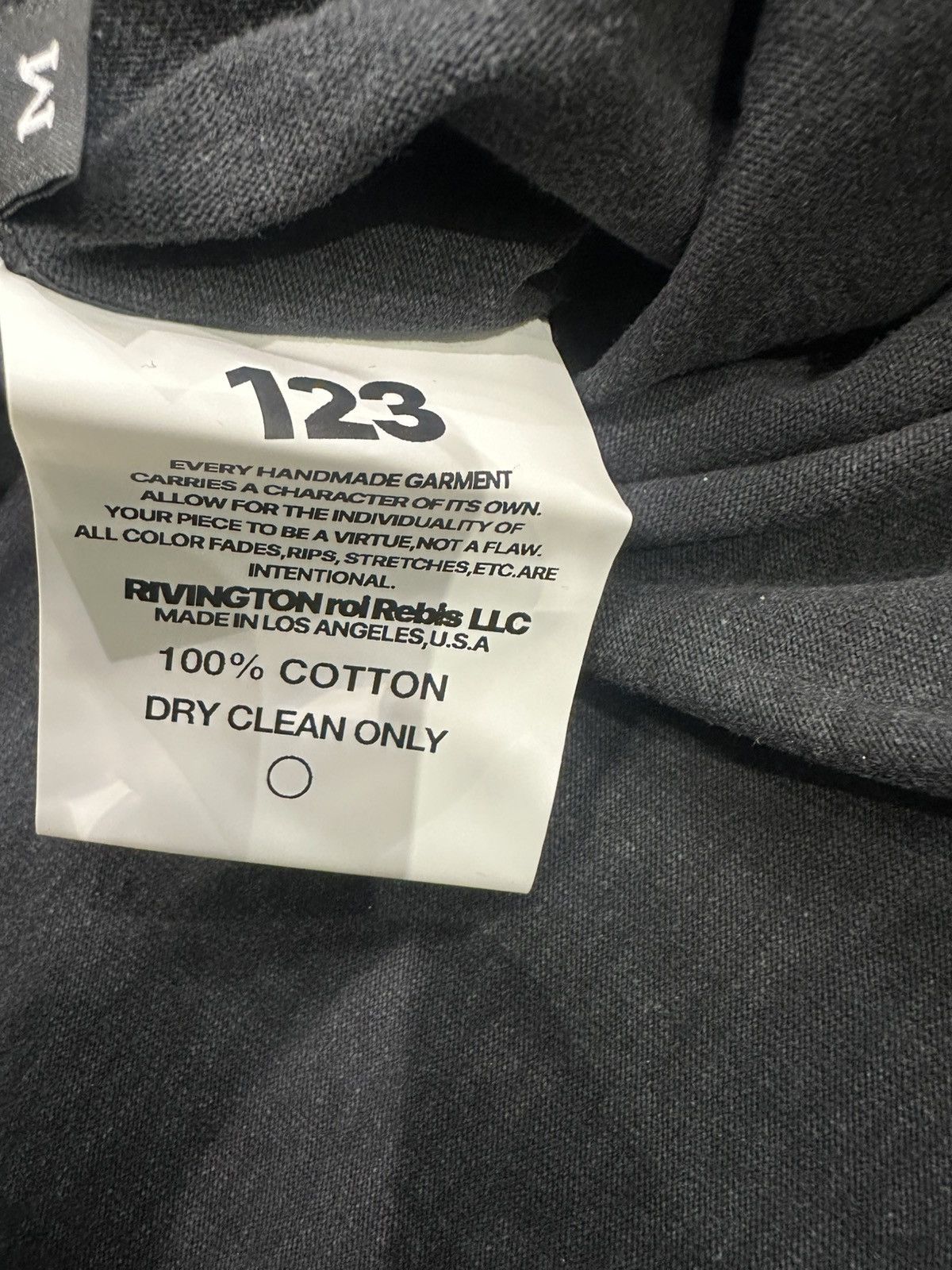 RRR-123 RIVINGTON ROI REBIS - Meta Uso CVA LS Tee Jet Black Size US L / EU 52-54 / 3 - 5 Thumbnail