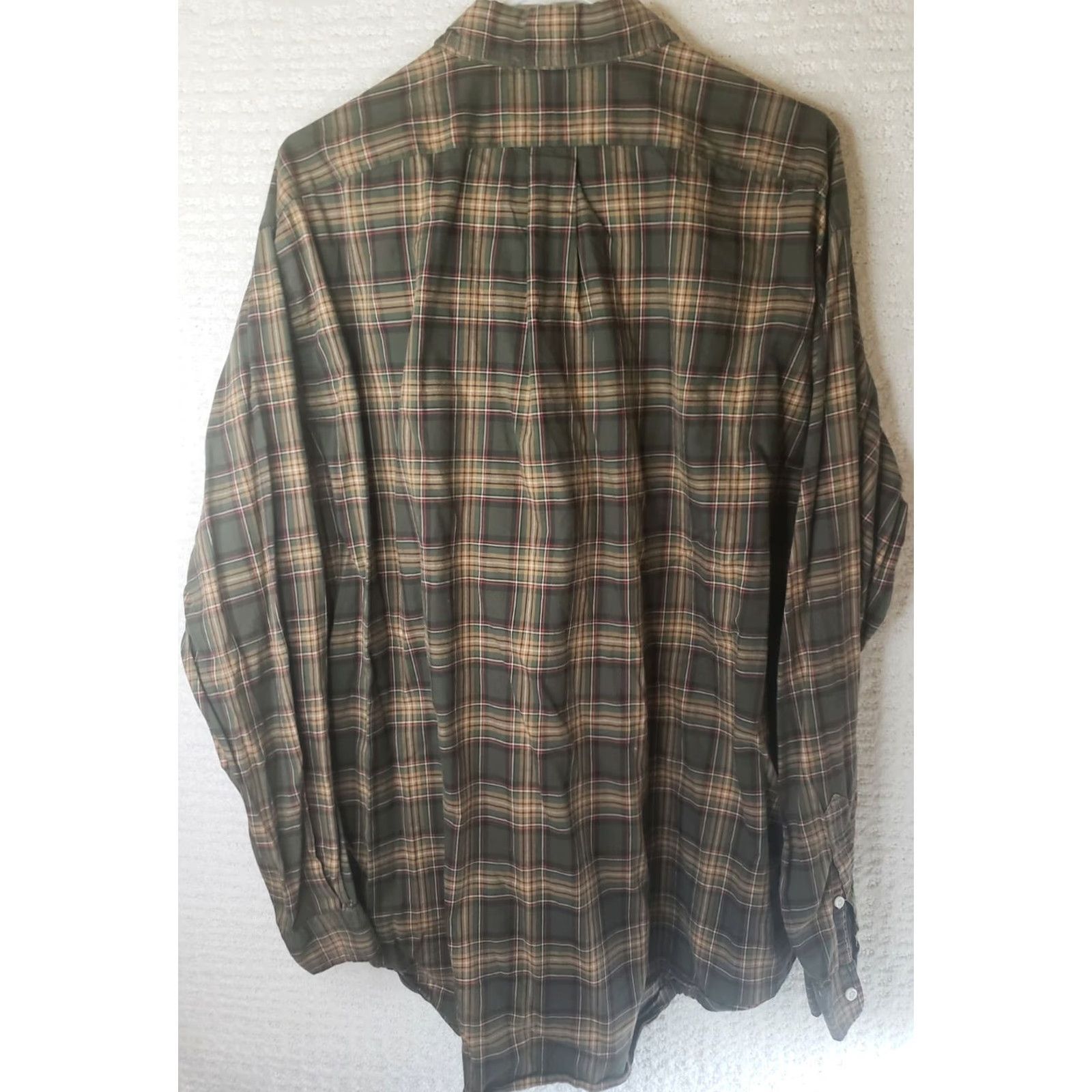 Polo Ralph Lauren Ralph Lauren Men's Button-down Shirt XXL Plaid Long Sleeve Green Multicolor Classic Fit 2XL Polo Shirt Mens Button-Down Casual Business Size US XXL / EU 58 / 5 - 6 Thumbnail