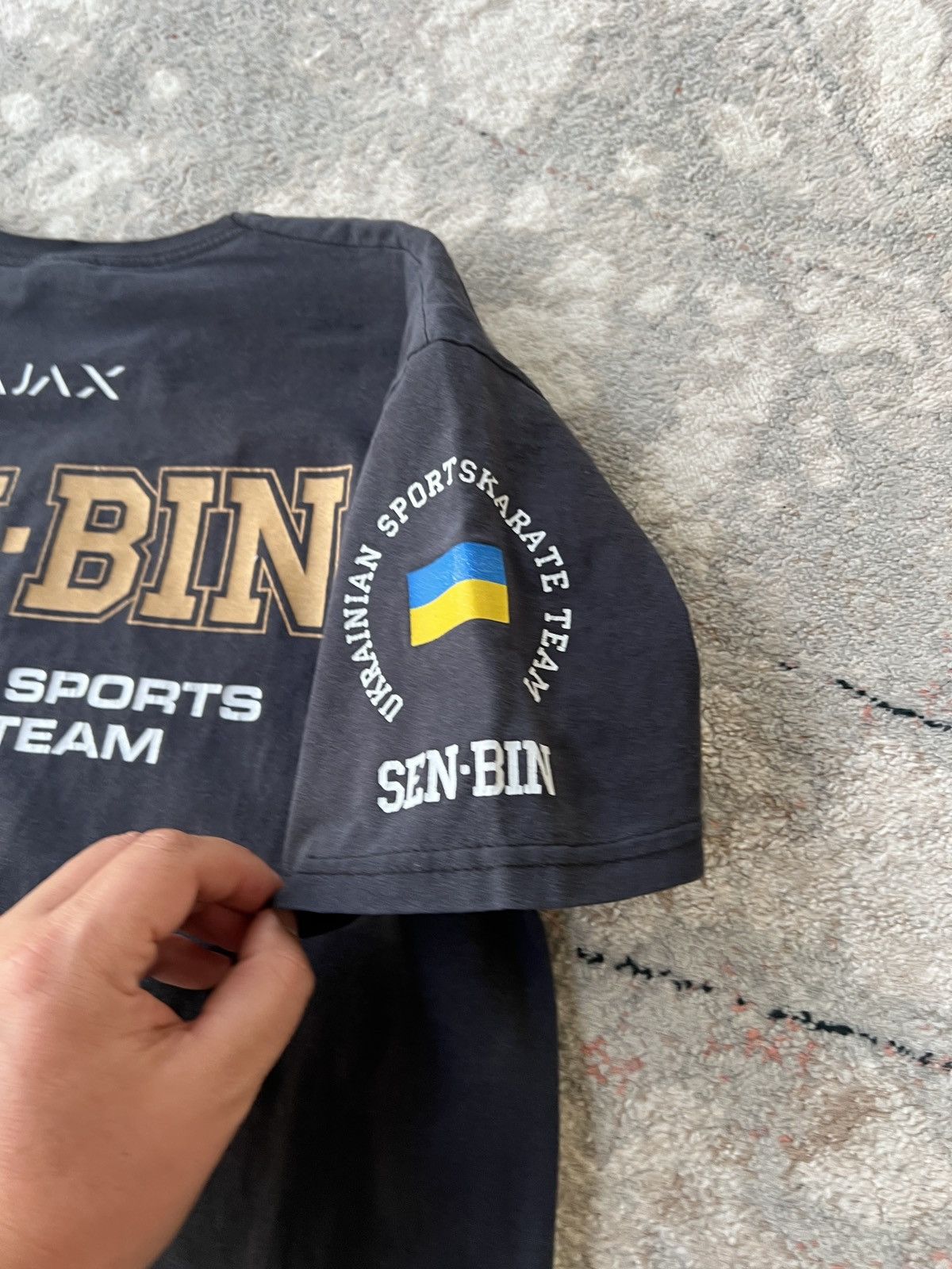 Vintage Sen Bin Ukrainian Sport Karate Team Tee Size US S / EU 44-46 / 1 - 6 Thumbnail