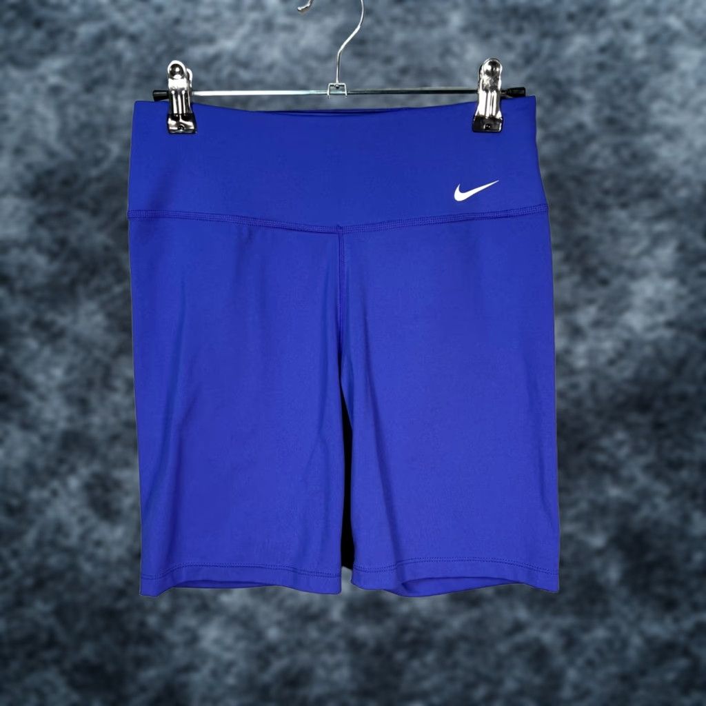 Nike Nike Dri-Fit Womens Shorts Size Small Blue Athletic Running Yoga ShortS Size 28" / US 6 / IT 42 - 1 Thumbnail