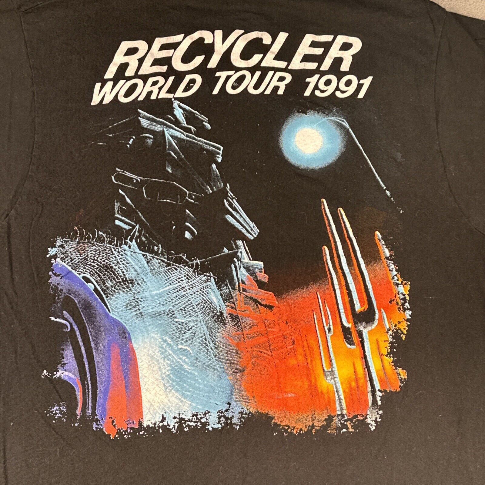 Other ZZ TOP Band Vintage 1990 1991 T-Shirt XL Recycler World Tour Size US XL / EU 56 / 4 - 20 Thumbnail