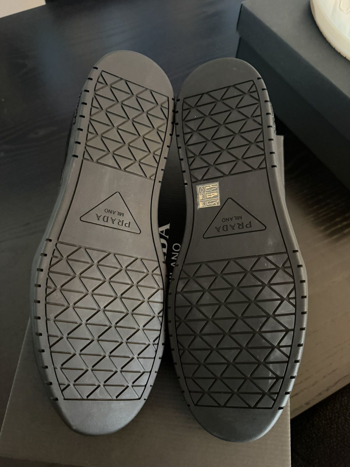 Prada Prada Downtown Re-Nylon and suede sneakers Size US 13 / EU 46 - 6 Thumbnail
