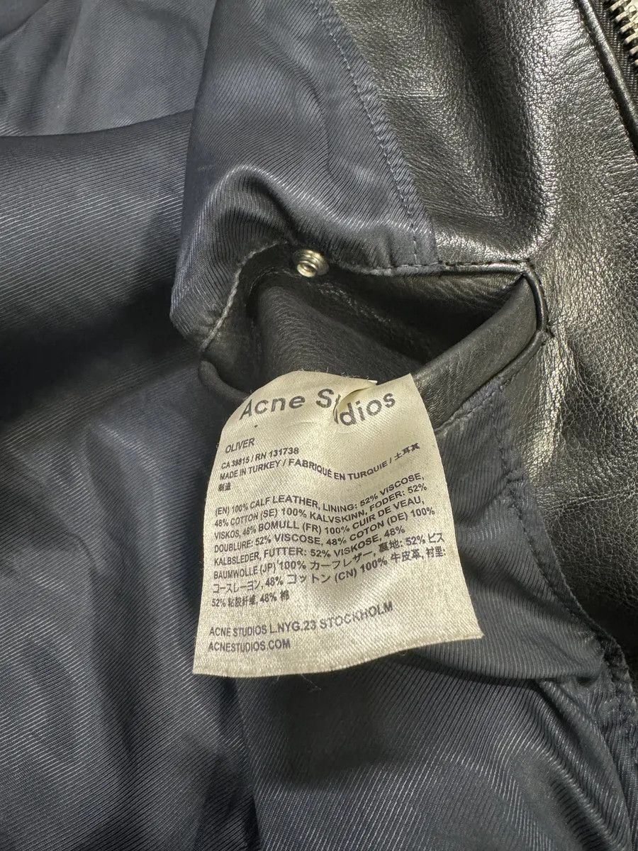 Acne Studios AW2011 Acne Studios Padded Multi Zips Biker Calf Leather Jacket Size US S / EU 44-46 / 1 - 10 Thumbnail