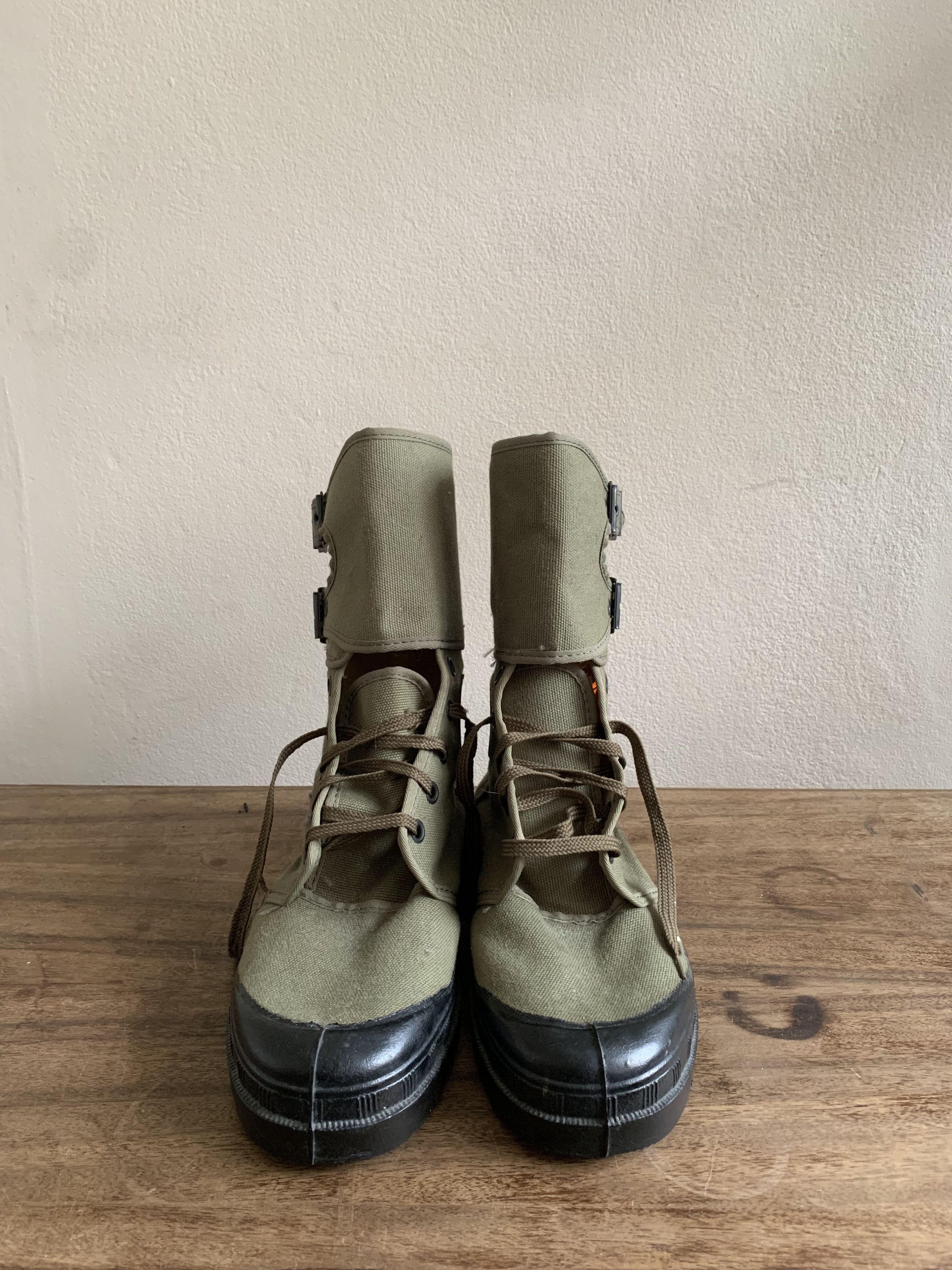 Vintage Wissart French Military Canvas Jungle Boots Size US 7.5 / EU 40-41 - 5 Thumbnail