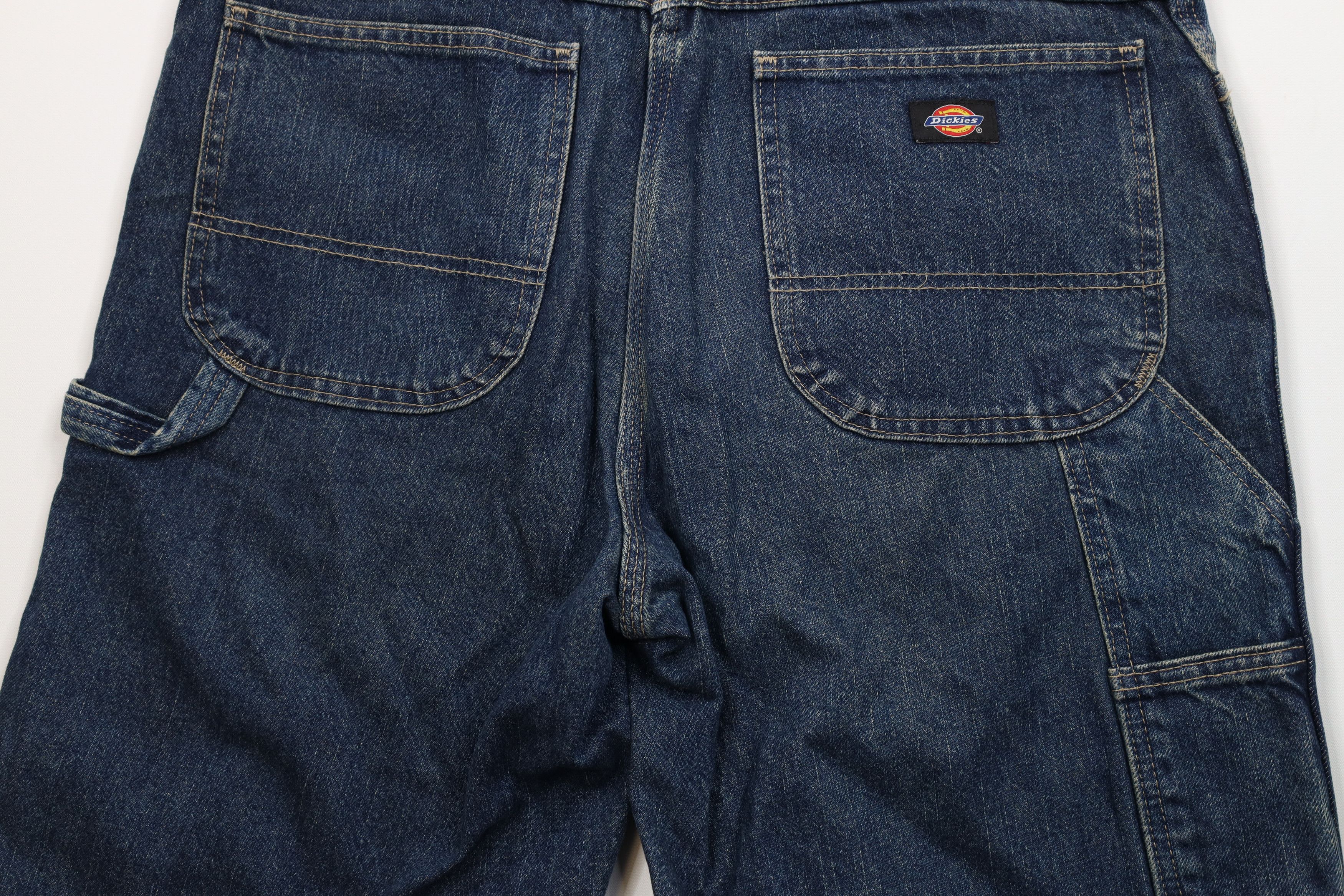 Dickies Vintage Y2K Dickies Relaxed Fit Dungaree Denim Jean Shorts Size US 34 / EU 50 - 11 Thumbnail